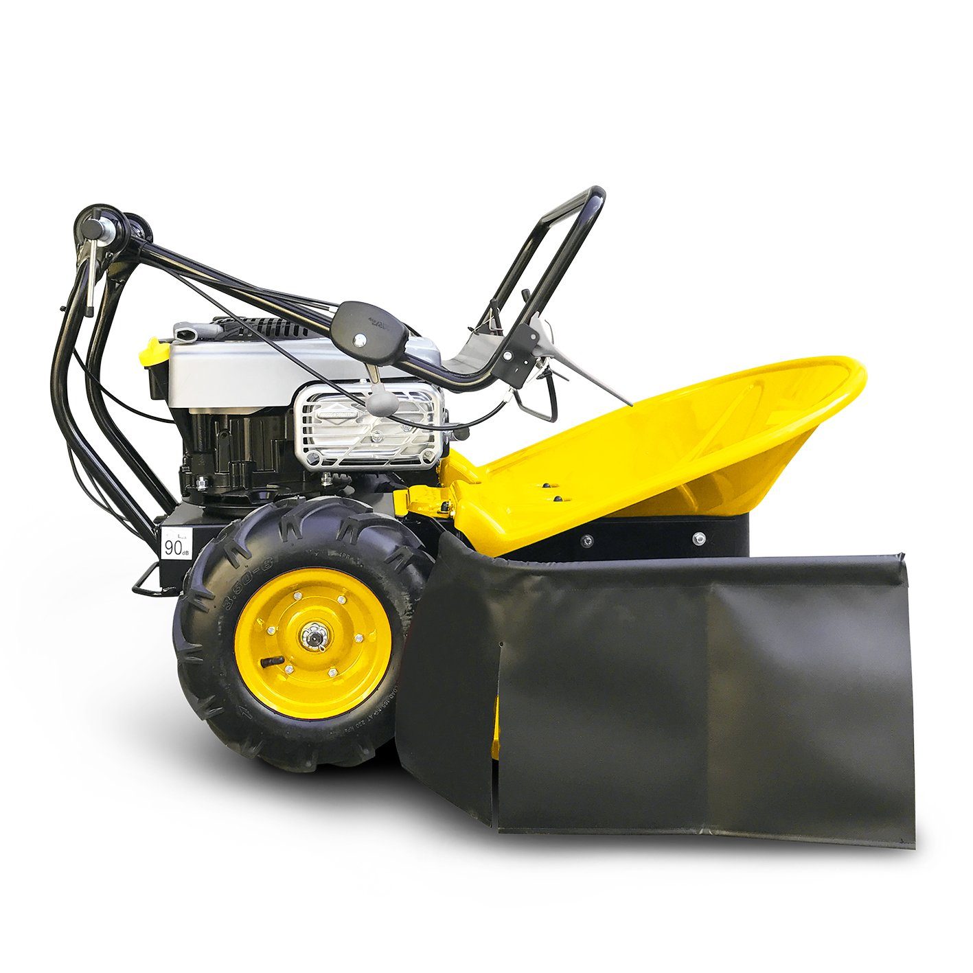 BAMATO Benzinrasenmäher GS-875 + SEAT, 64 cm Schnittbreite, Hochgrasmäher, Hochgrasschneider, 4 bewegliche Messer