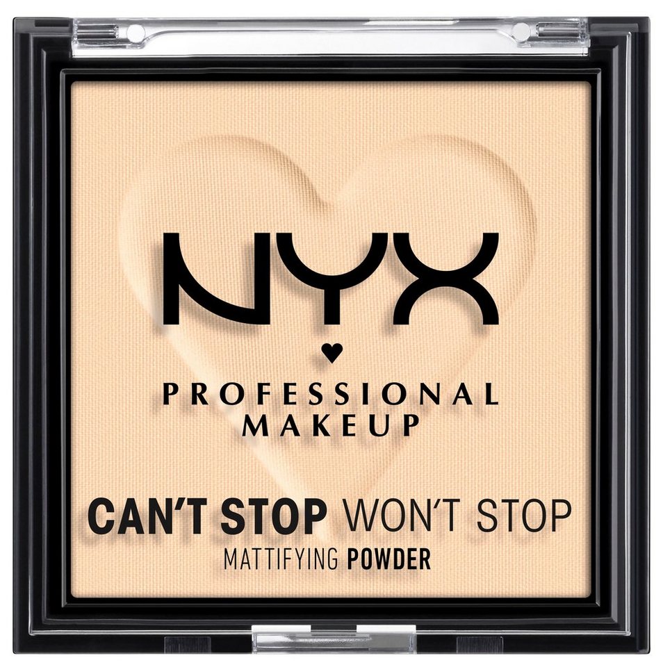 NYX Puder Professional Makeup CSWS Mattifying Powder, Das Puder deckt  optimal ab – für ein ebenmäßiges Hautbild