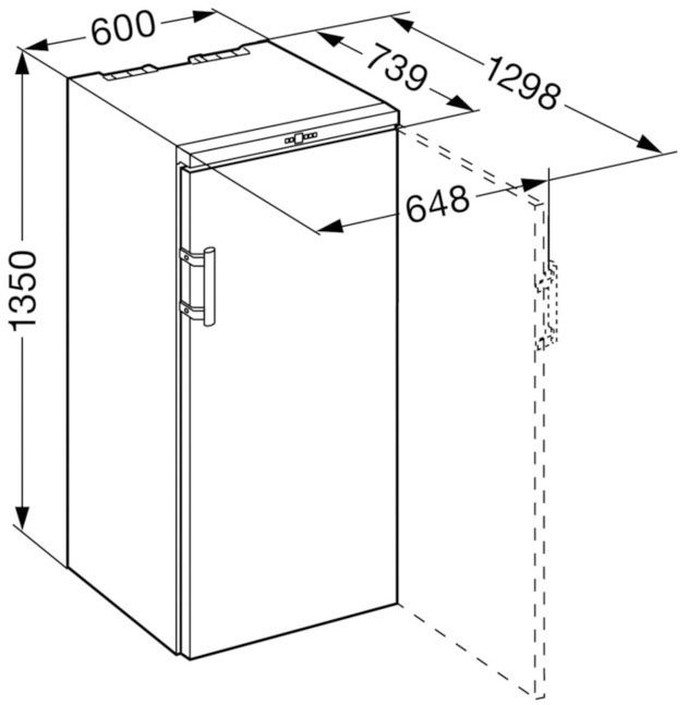 Liebherr Weintemperierschrank WKr 3211-22, für 164 Standardflaschen á 0,75l