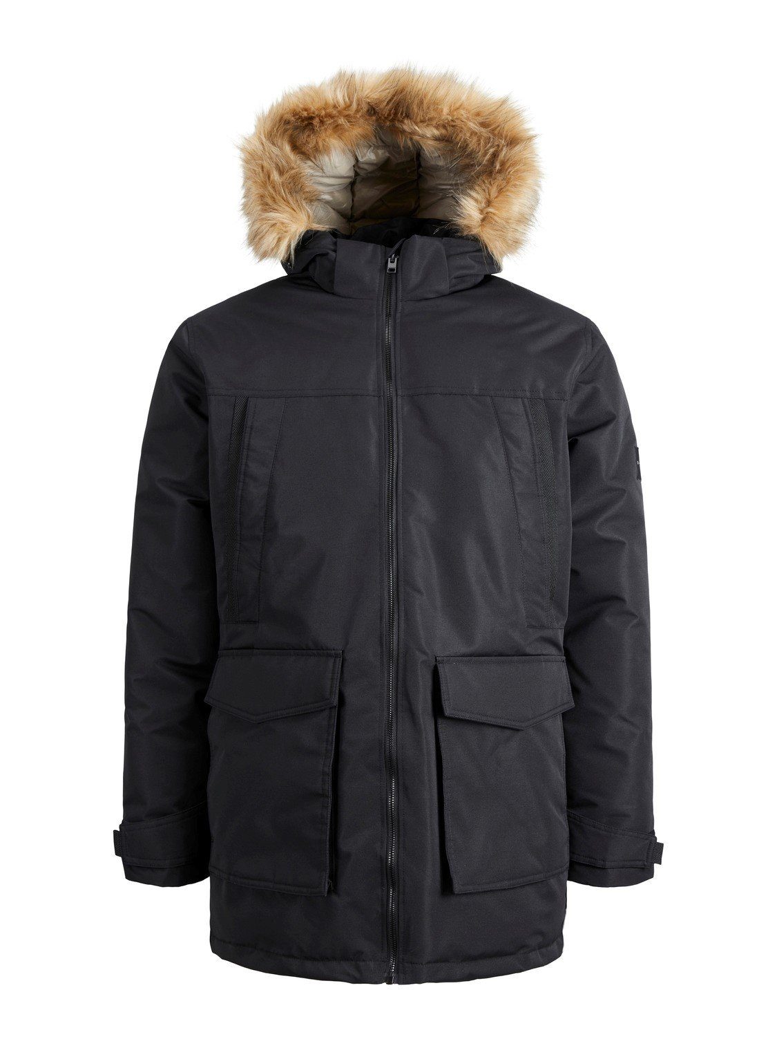 Jack & Jones Winterjacke Jack & Jones Herren Jacke JjeCraft Kapuze Wasserabweisend