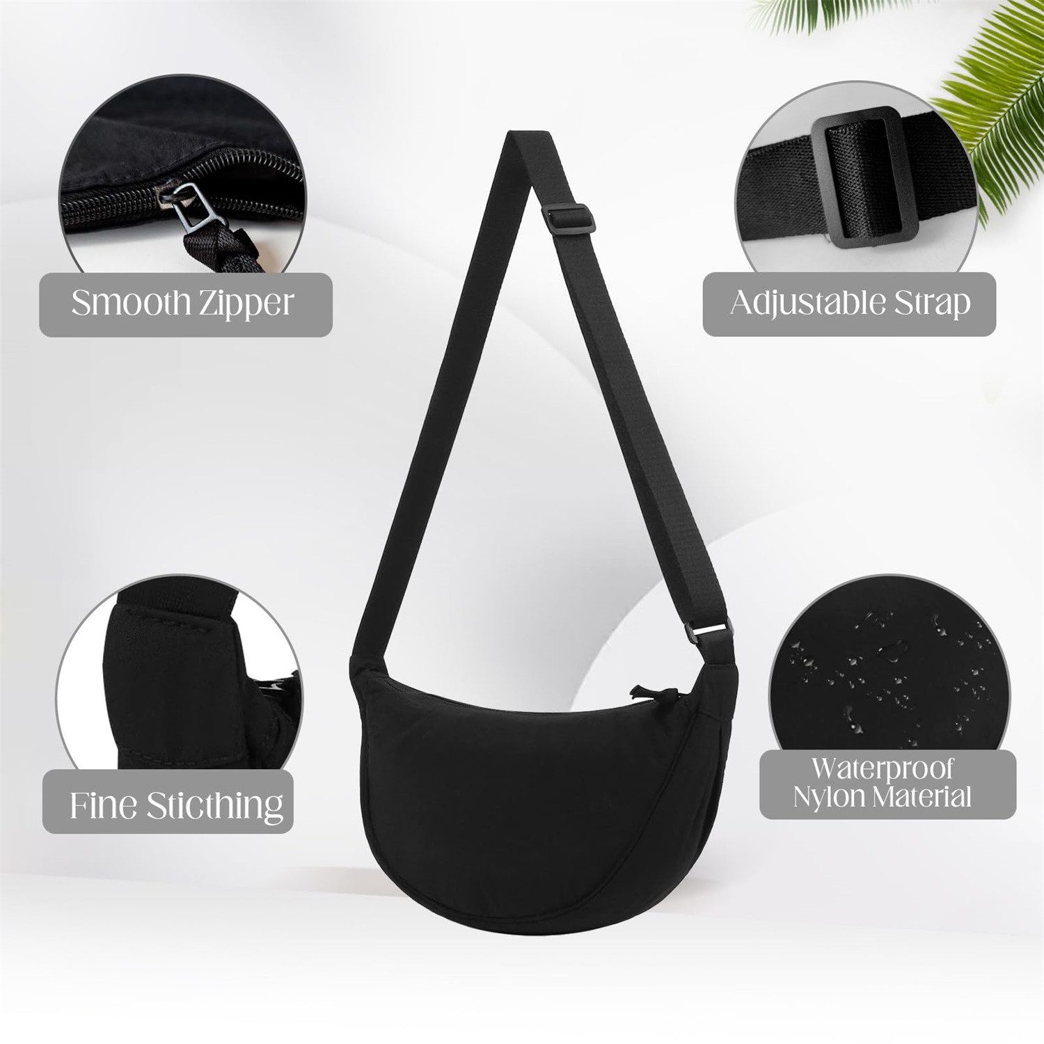 ZEUOPQ Umhängetasche Damen Halbmond Crossbody Schultertasche günstig online kaufen
