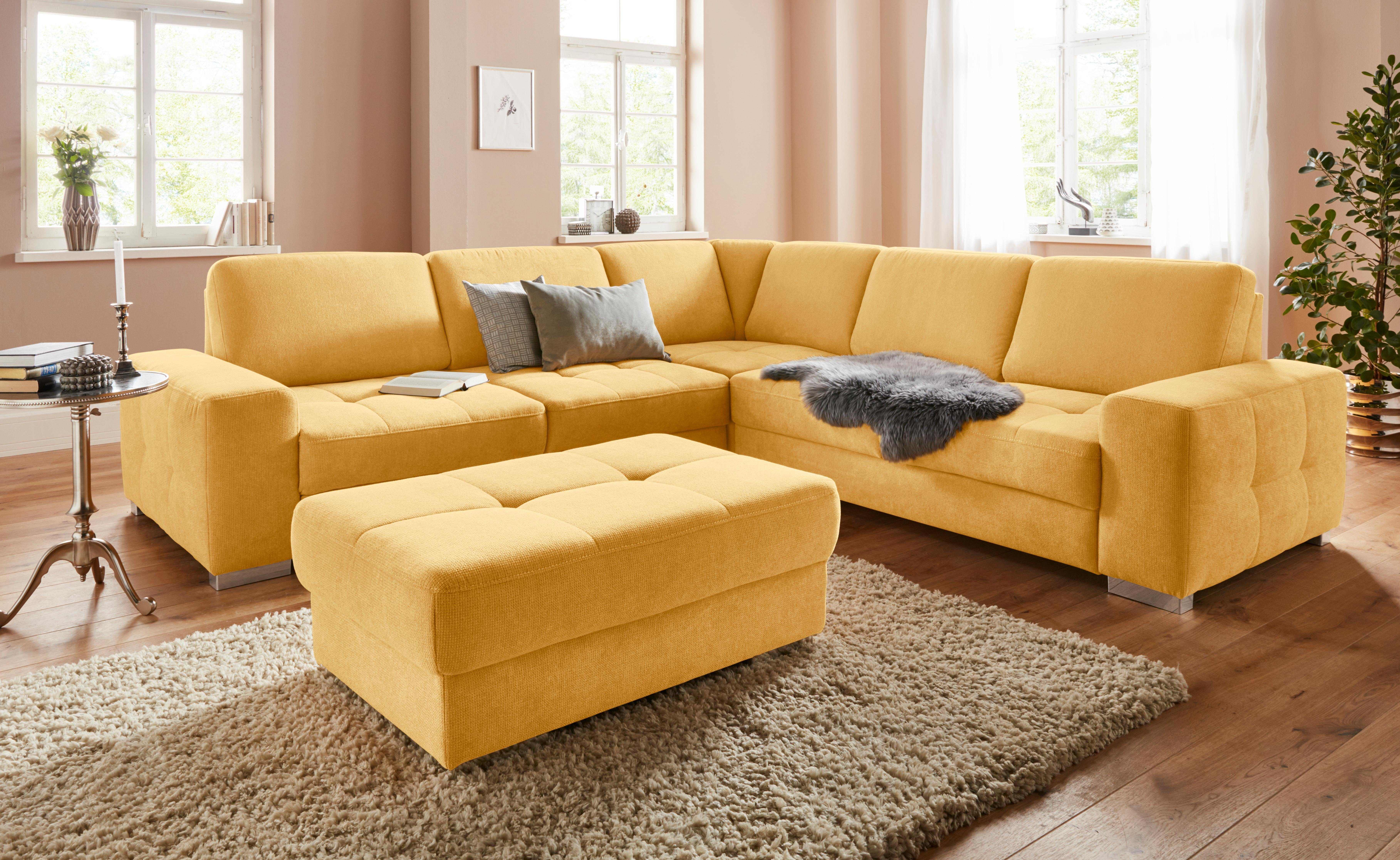 sit&more Ecksofa Santorini L-Form, mit Federkern günstig online kaufen