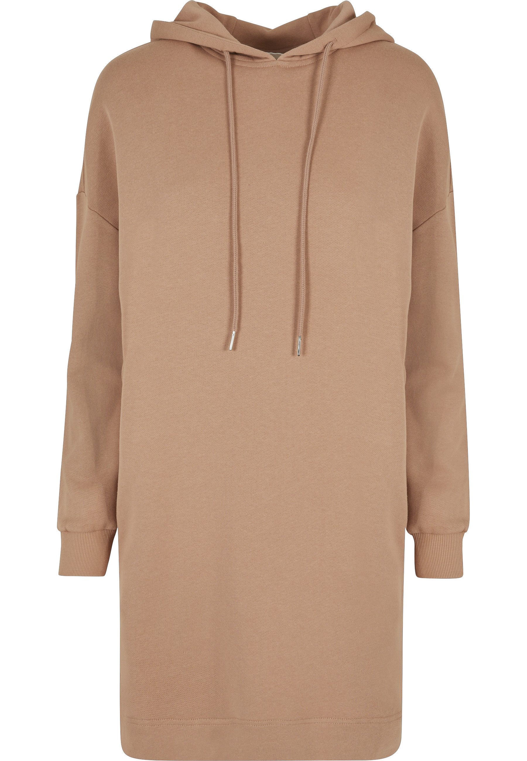 A-Linien-Kleid Urban Classics Damen Ladies Organic Oversized Terry Hoody Dress