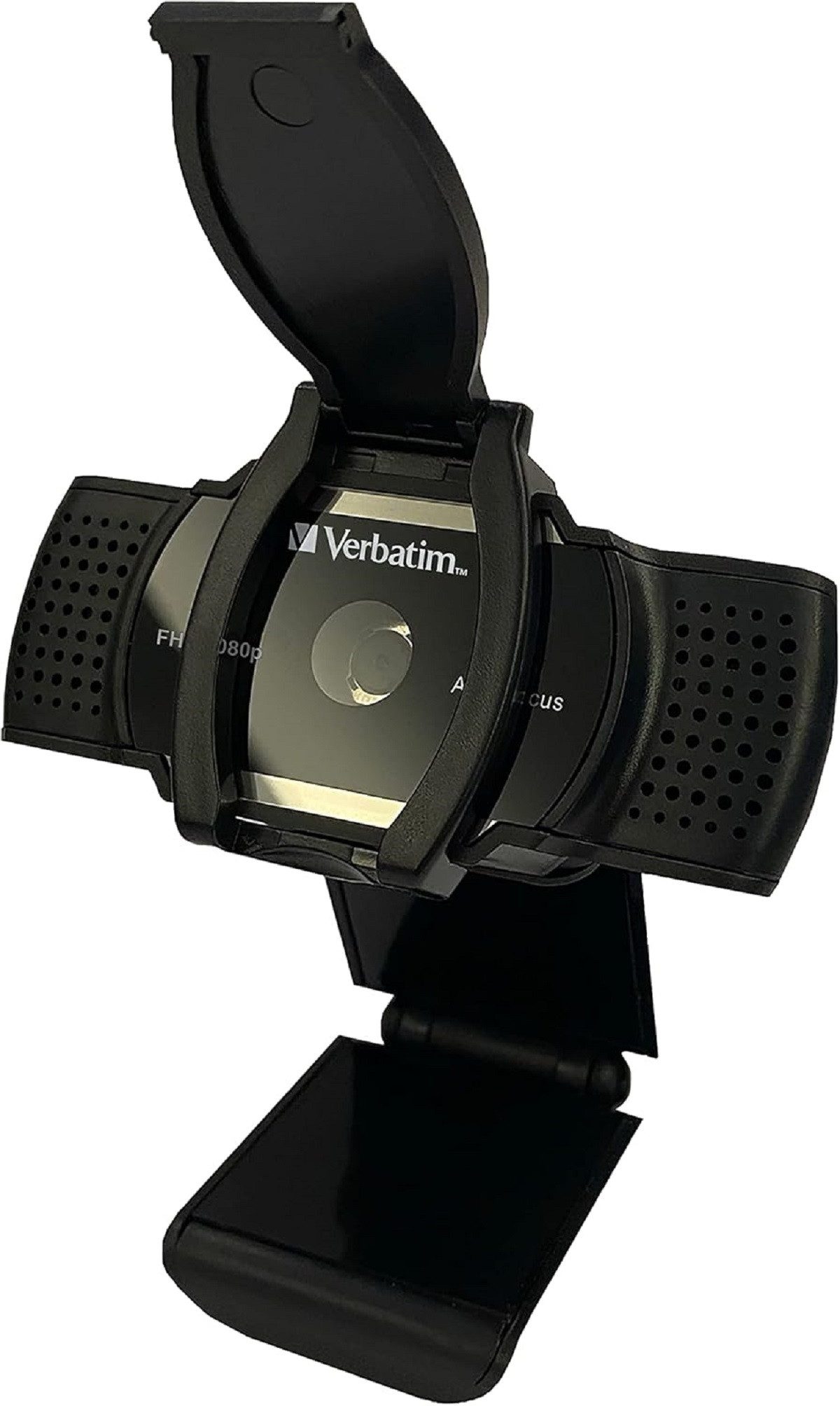 Verbatim Verbatim AWC-01 Webcam – Stabile Laptop-Befestigung und USB-Anschluss Webcam