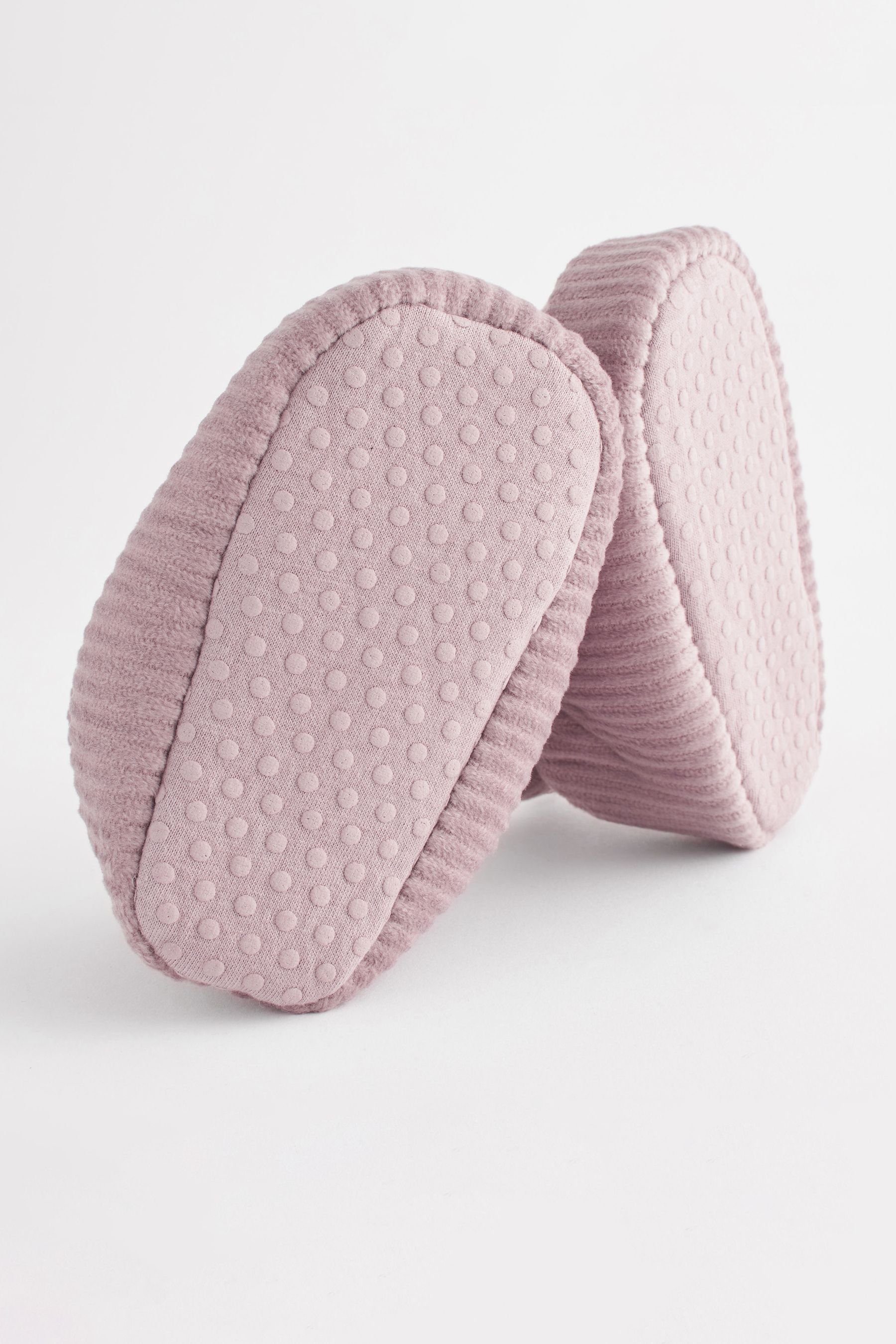 Next (1-tlg) Mauve Babys Schlupfstiefel aus für Pink Babystiefel Kord