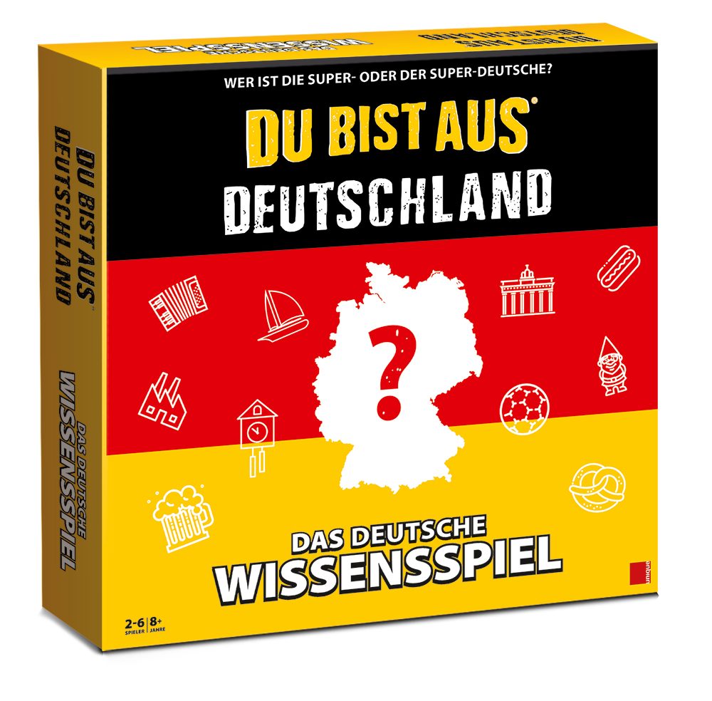 Unique Gaming Spiel, Wissenspiel Du bist aus Deutschland