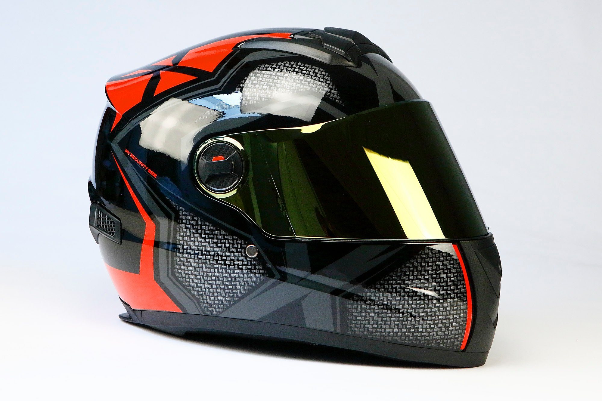 BNO Motorradhelm BNO Integral-2 Integralhelm mit integrierte Sonnenvisier, sehr leicht, Integralhelm, mit Sonnenbrille, volle ECE-Prüfung