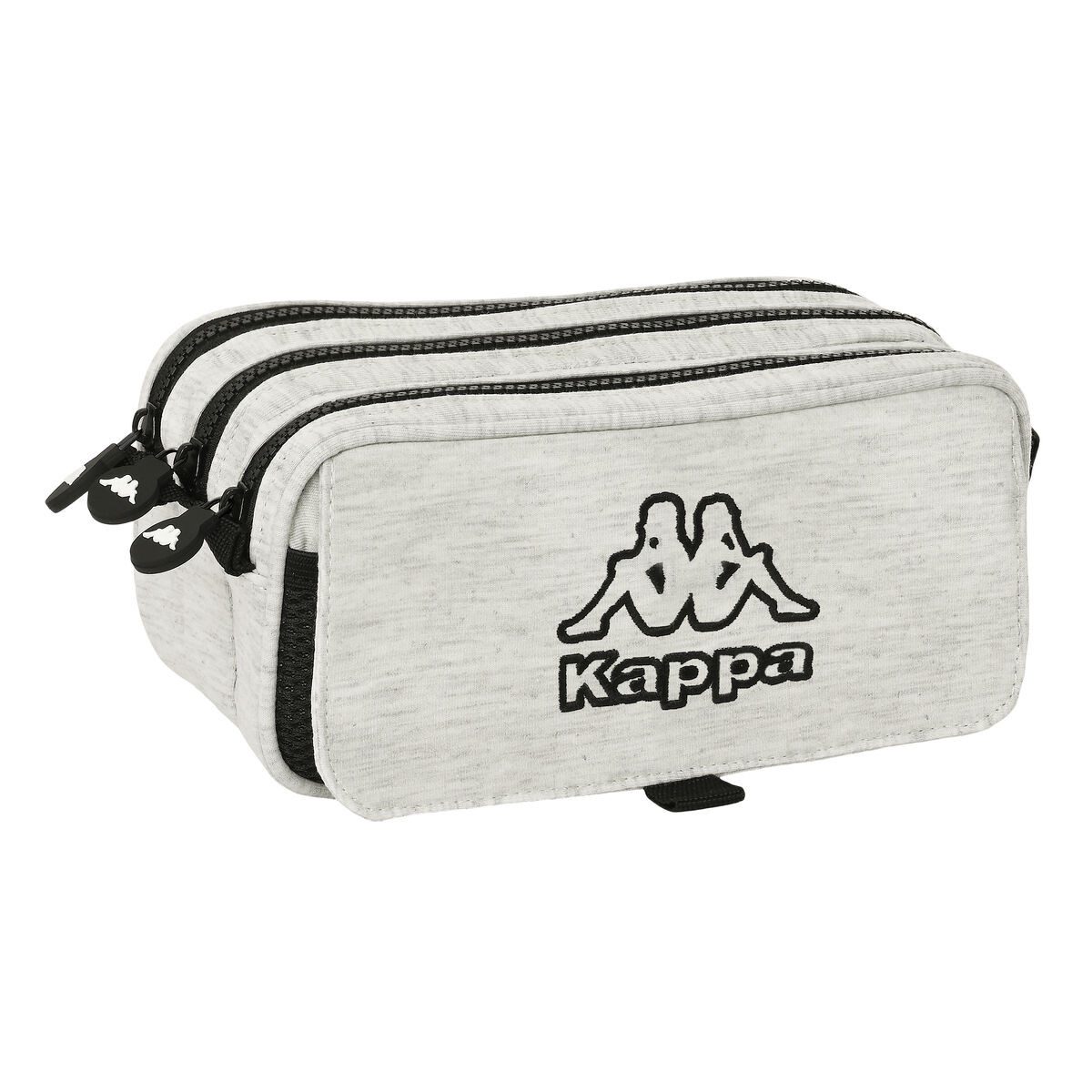 Kappa Federtasche Kappa Dreifaches Mehrzweck-Etui Grey knit Grau 21,5 x 10 x 8 cm