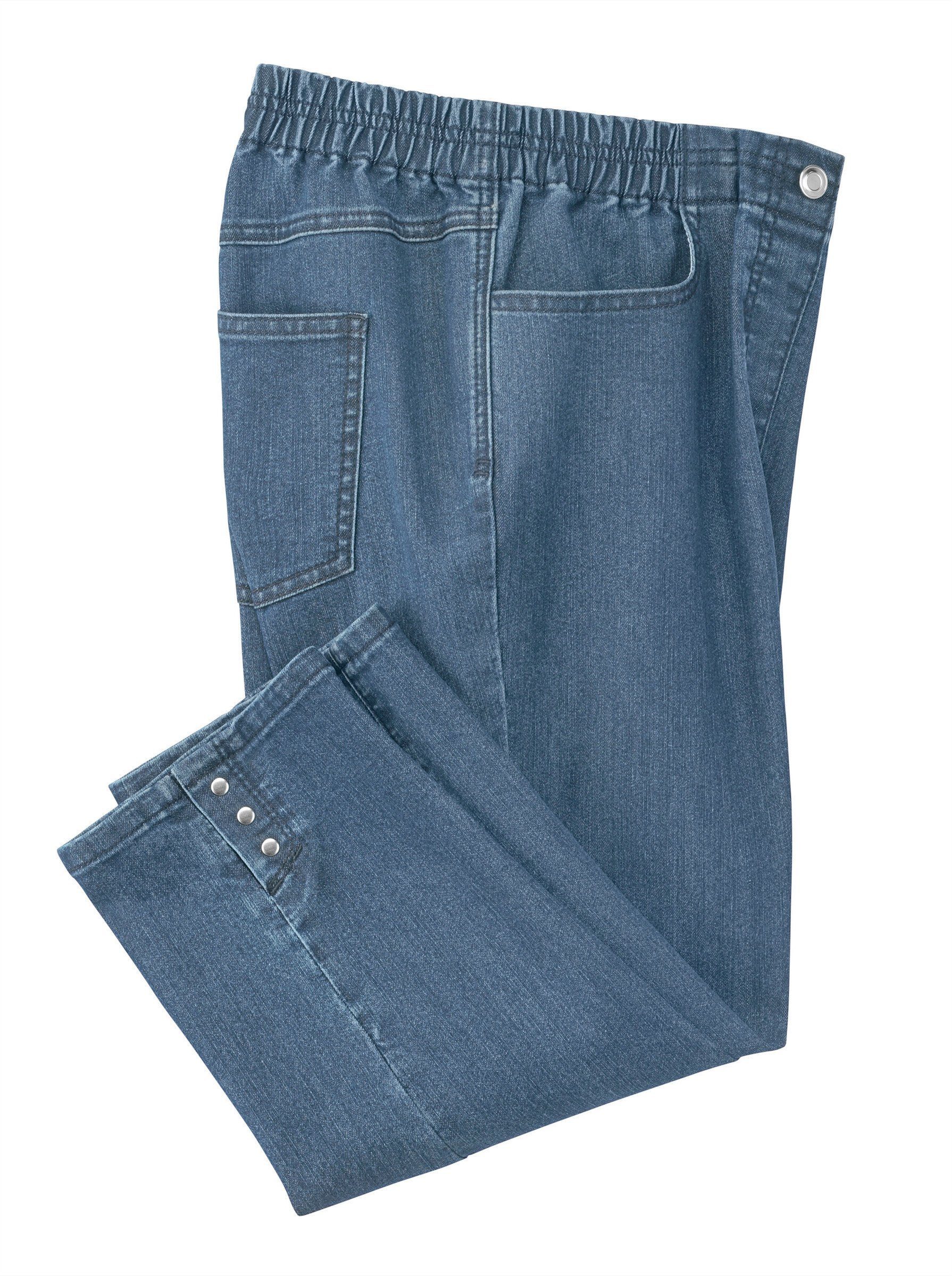 Witt Jeansshorts Capri-Jeans komfortabel – Bild 5 von 5