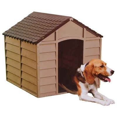 Starplast Ltd. Hundehütte Hundehütte mit Boden Hundehaus Hundezwinger Tierhaus Hund Haus Hütte H