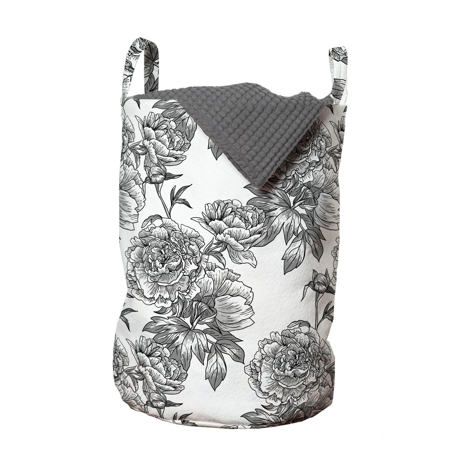 Wäschesäckchen Spring für Wäschekorb mit Abakuhaus Griffen Waschsalons, Blossom Pflanzen Kordelzugverschluss Blumen