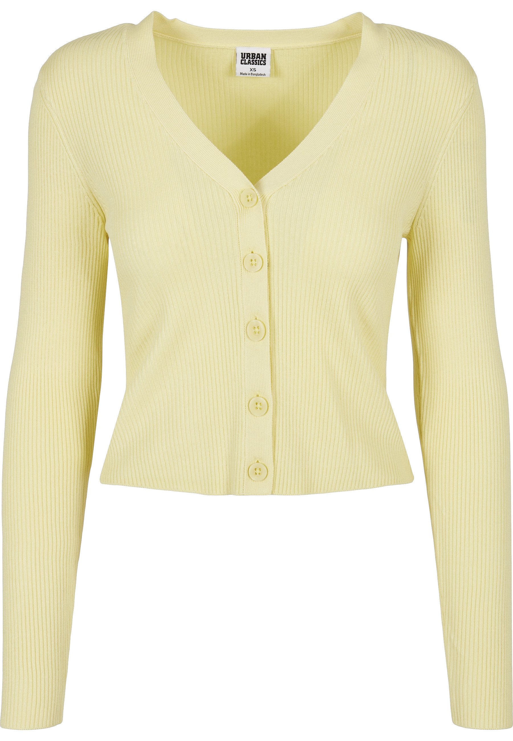 Cardigan Urban Classics Damen Ladies Short Rib Knit Cardigan