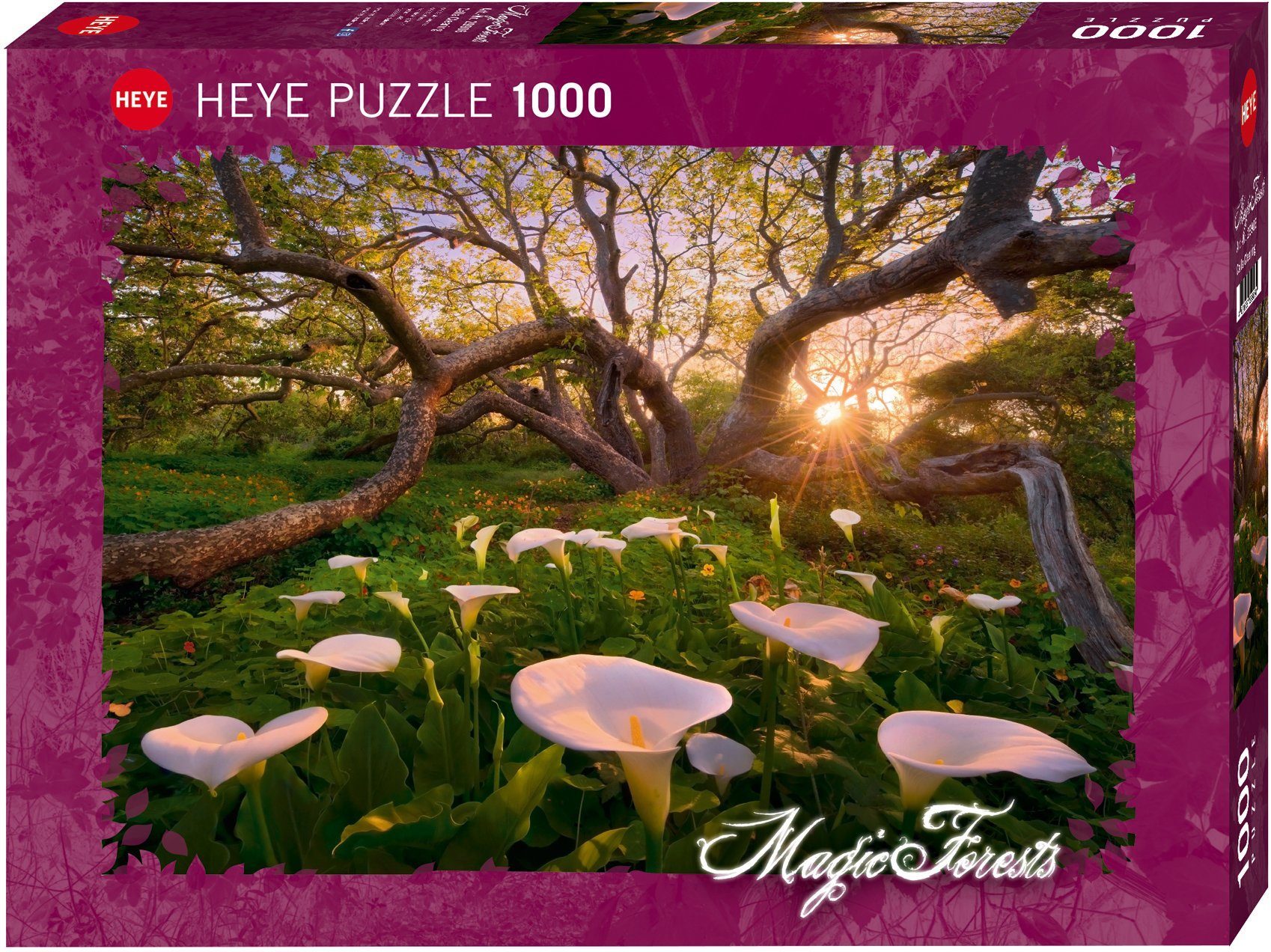 Puzzleteile, 1000 Calla Made Clearing, Germany Puzzle in HEYE