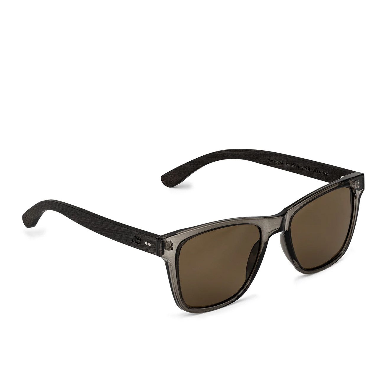 TAKE A SHOT Sonnenbrille Take a Shot Lost in Space Schwarzes Eichenholz