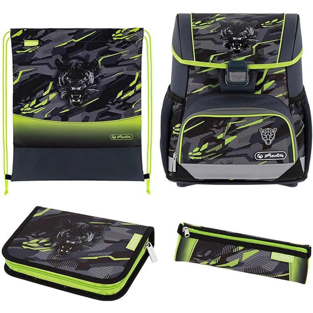 Herlitz Schulranzen Set Loop Plus 10-teilig 2026 Jungen Wild Panther