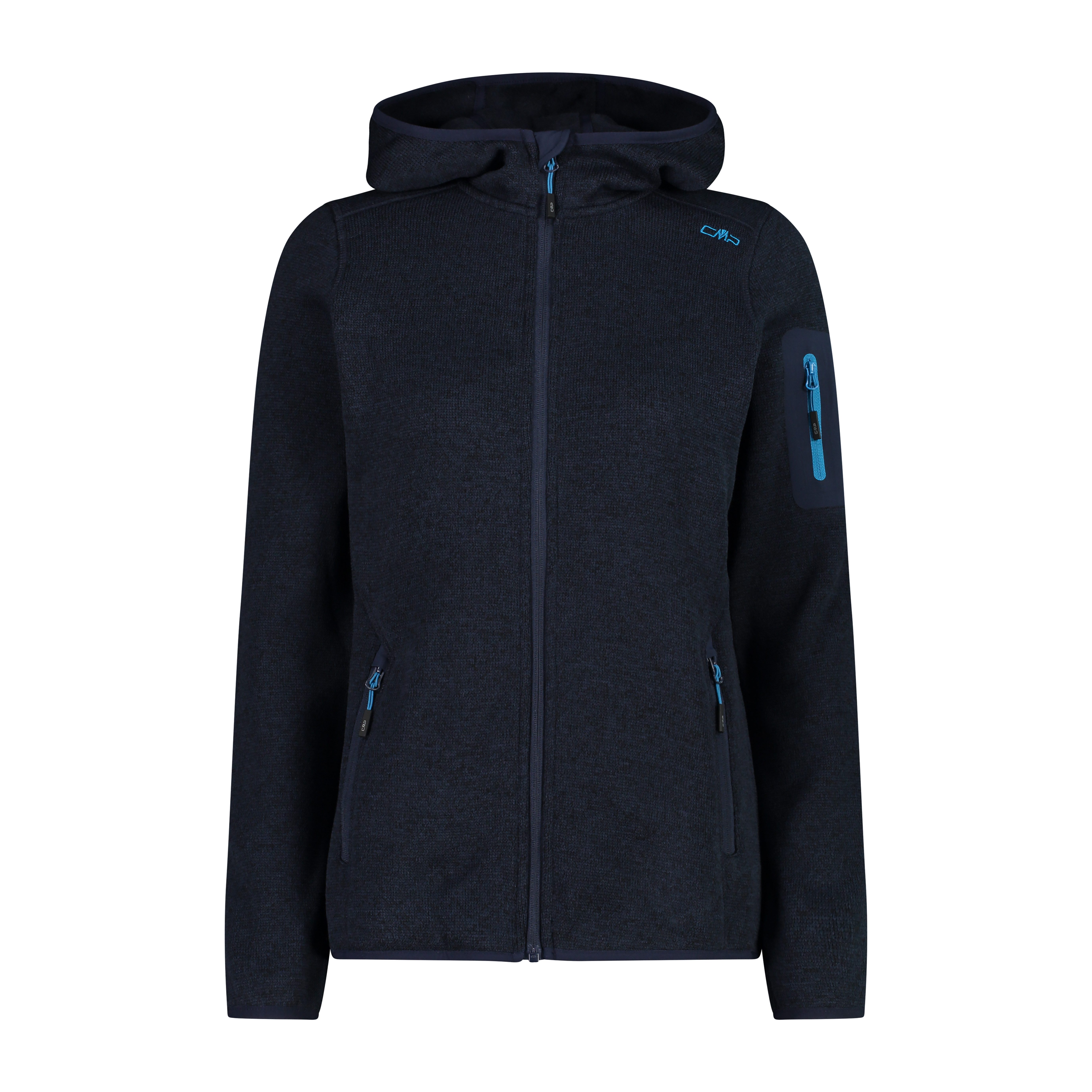 CMP Fleecejacke CMP Damen Jacke Knitted Melange Hoody 3H19826 günstig online kaufen