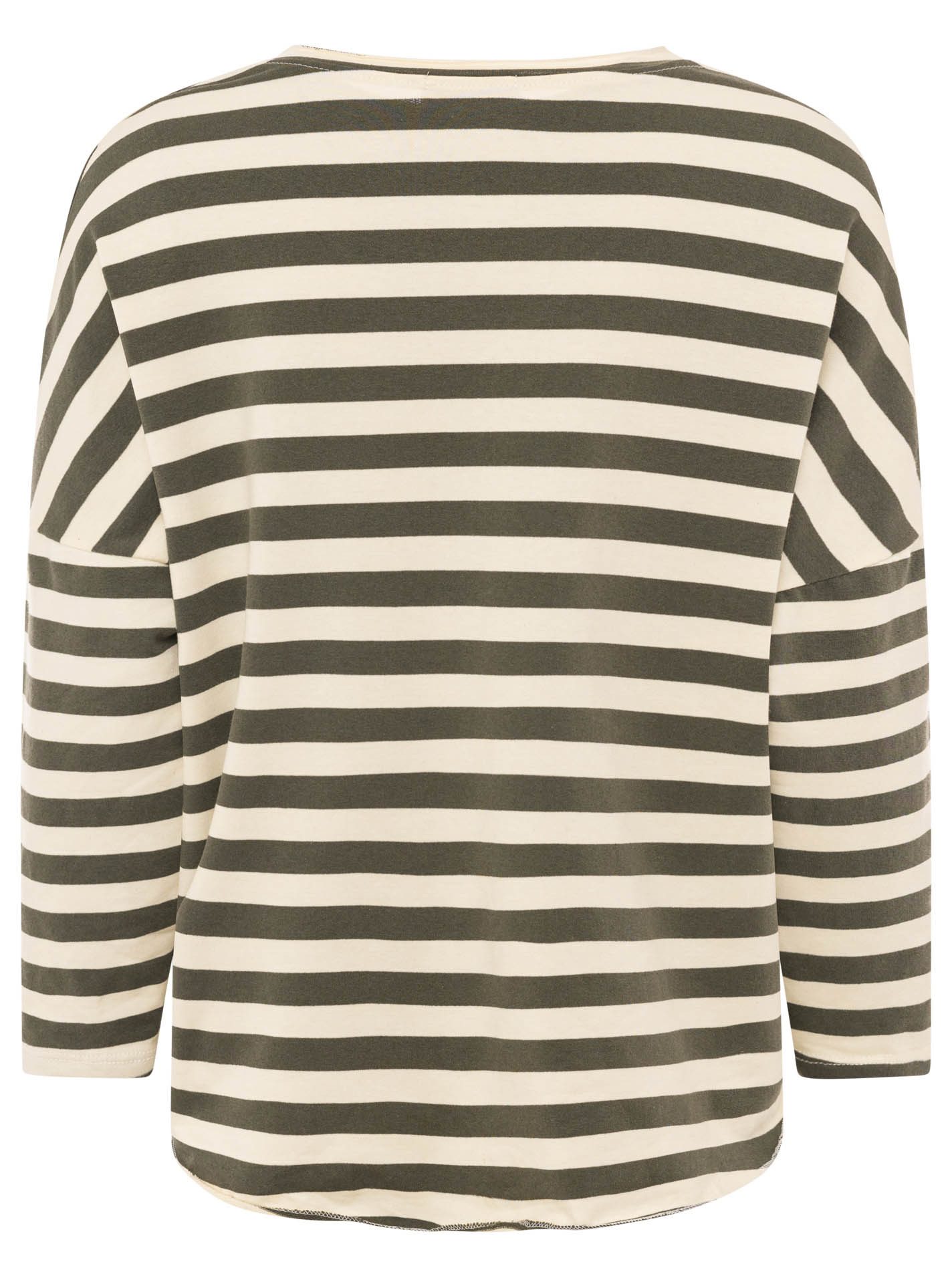 Zwillingsherz Sweatshirt "Streifen & Jersey"