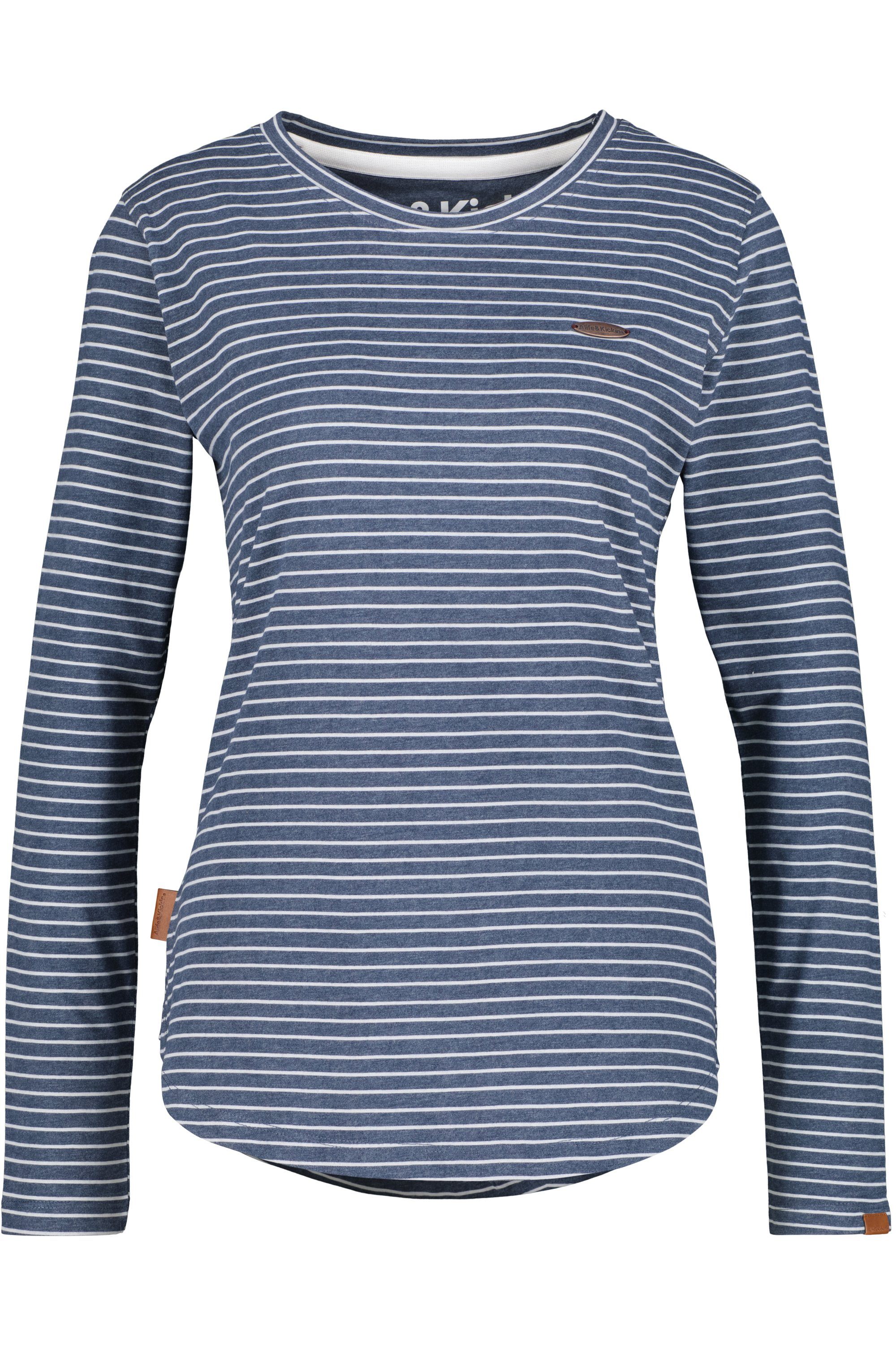 Longsleeve Langarmshirt Alife & Kickin Z Langarmshirt Damen LeaAK melange marine