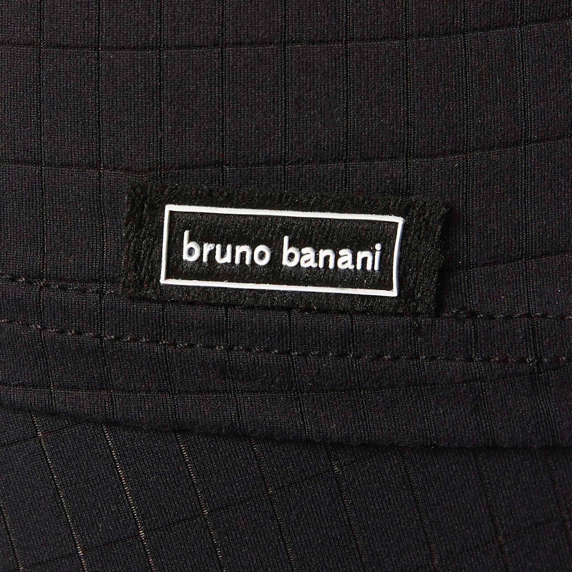 Bruno Banani V-Shirt CHECK LINE 2.0 Pique Optik, Kurzarm, V-Neck, Cotton-Mix – Bild 5 von 5