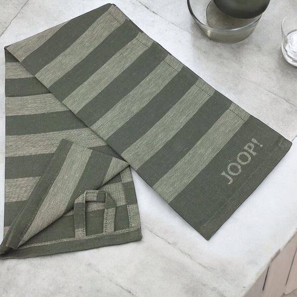 JOOP! Geschirrtuch Cuisine Stripes 1701 in Olive