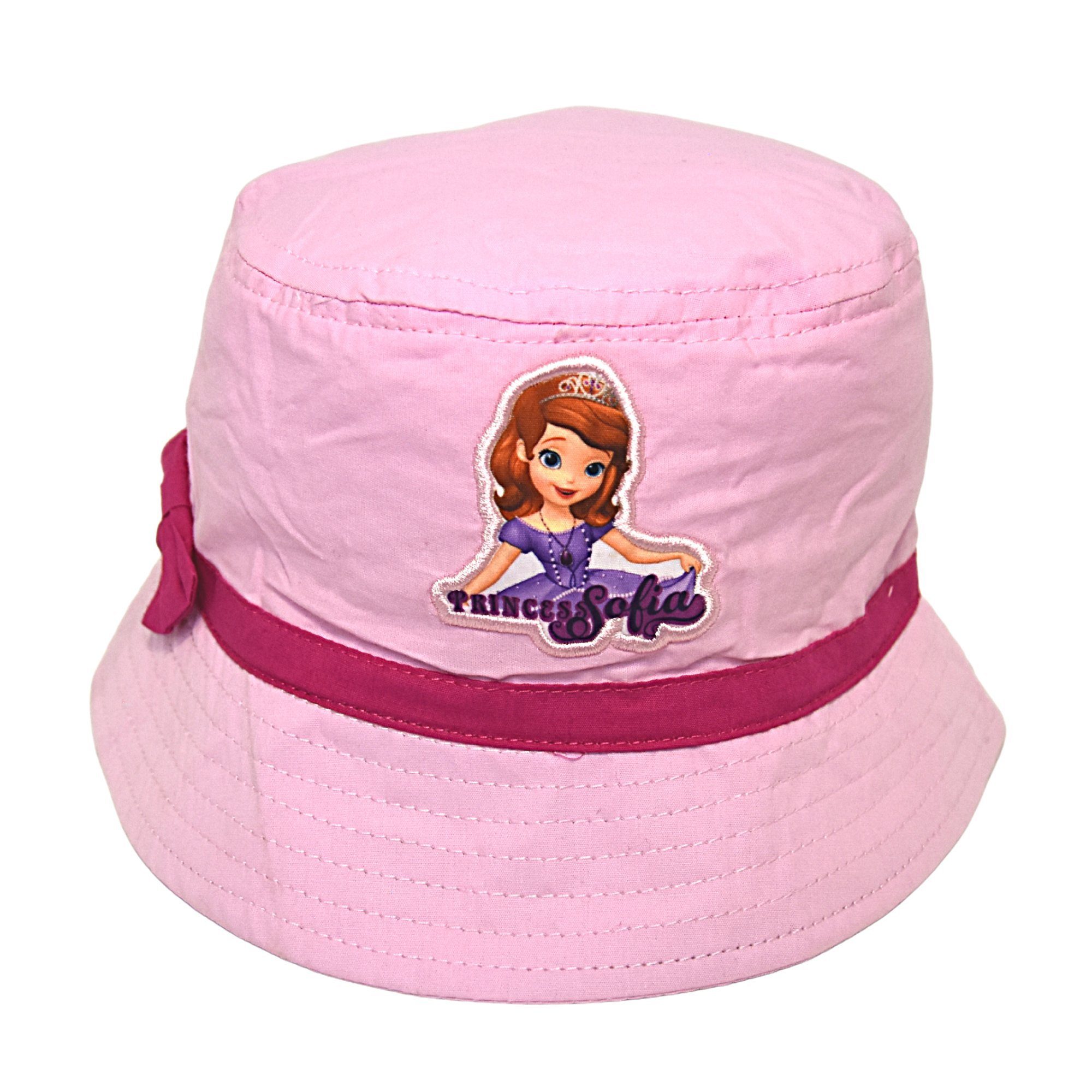 Disney Fischerhut Prinzessin Sofia Kinder Bucket Hut Größe 52-54 cm Rosa