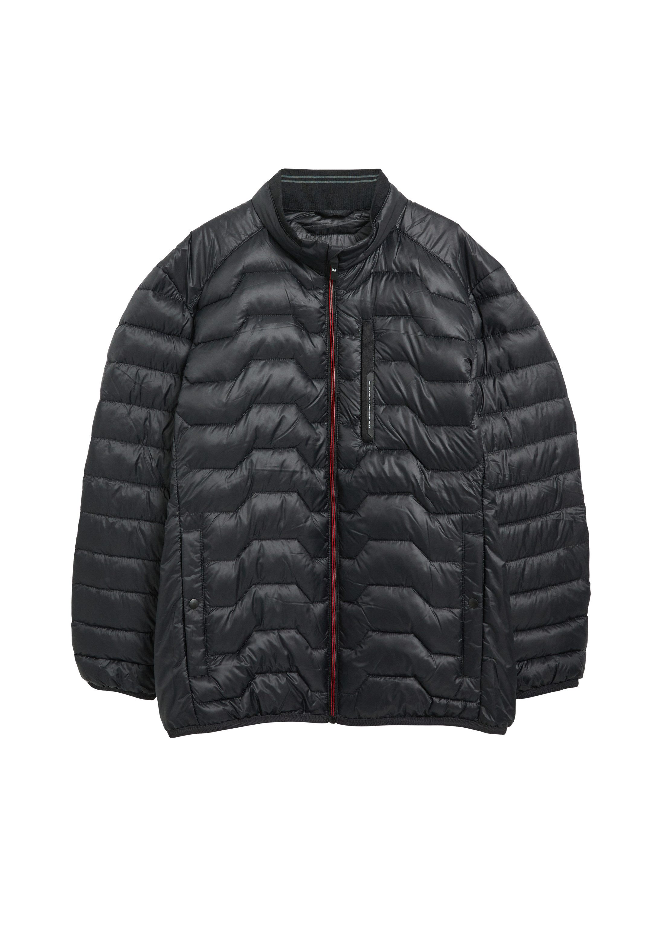 s.Oliver Funktionsjacke Outdoor-Jacke Leichte Steppjacke mit Kontrast-Details und Stehkragen