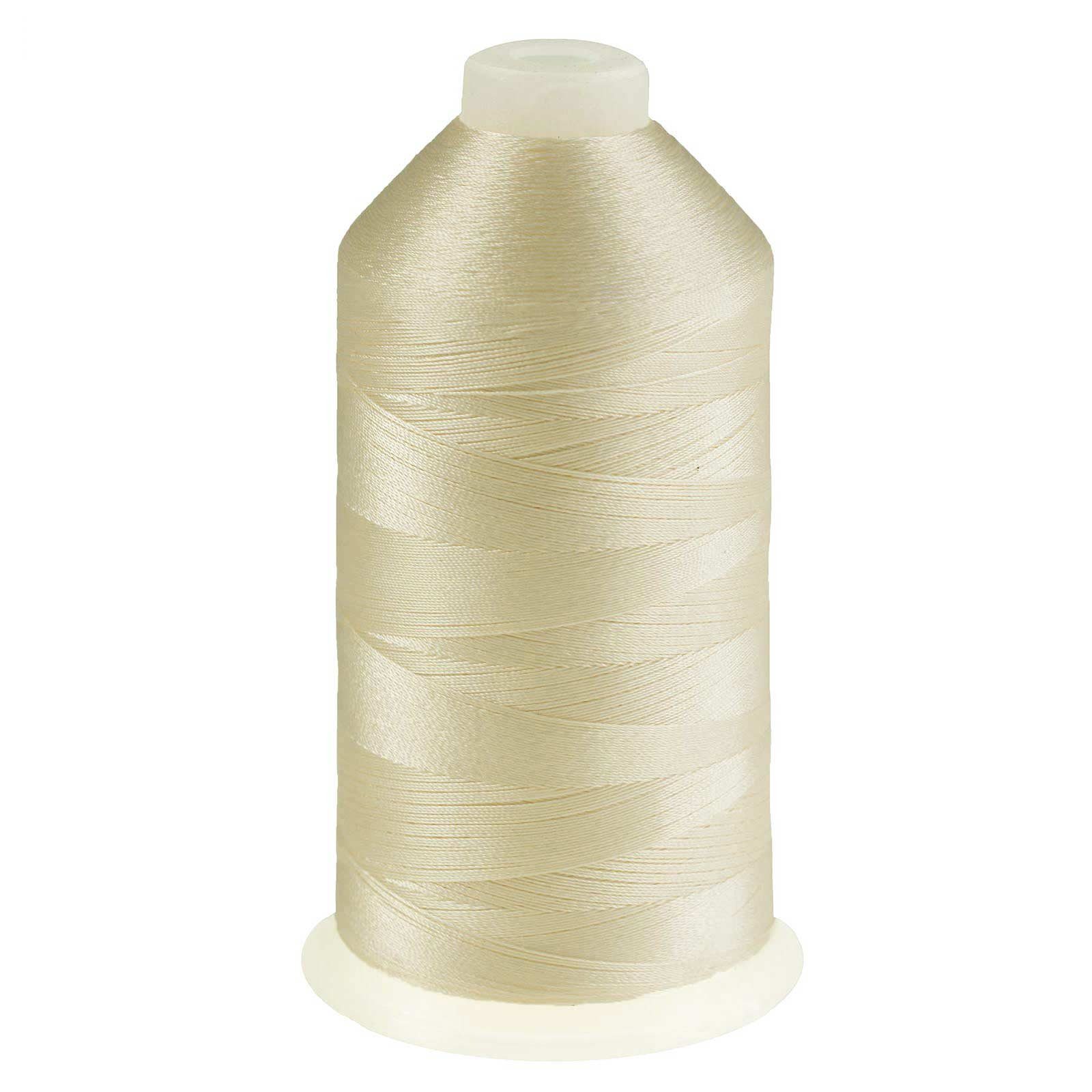 maDDma 3000m Nähgarn Polyester 210D/2 Sattlergarn Jeansgarn Nähgarn, 3000 m, 103 creme