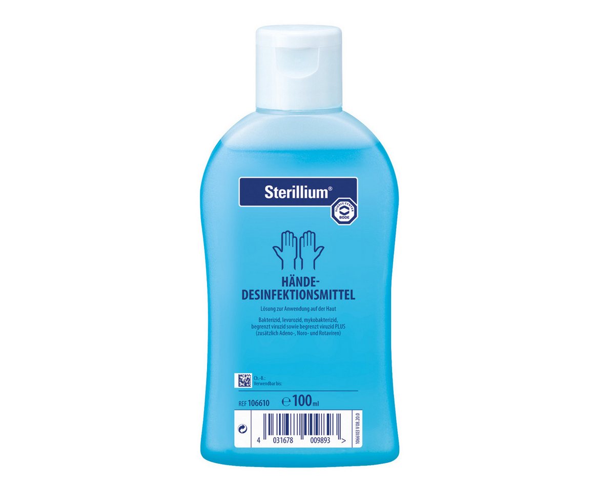 DocMed Sterillium Hand-Desinfektionsmittel (Einzelprodukt, [- Gegen Viren und Bakterien Breites Wirkspektrum, Hautpflegekomplex, rückfettend)