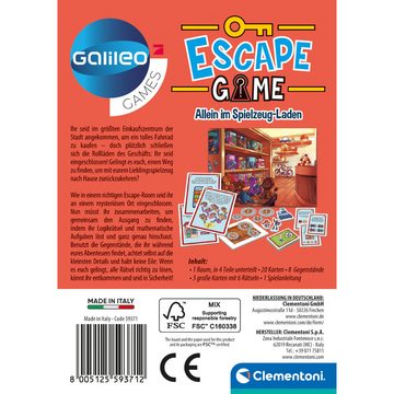 Clementoni® Spiel, Escape Game - Allein im Spielzeug-Laden