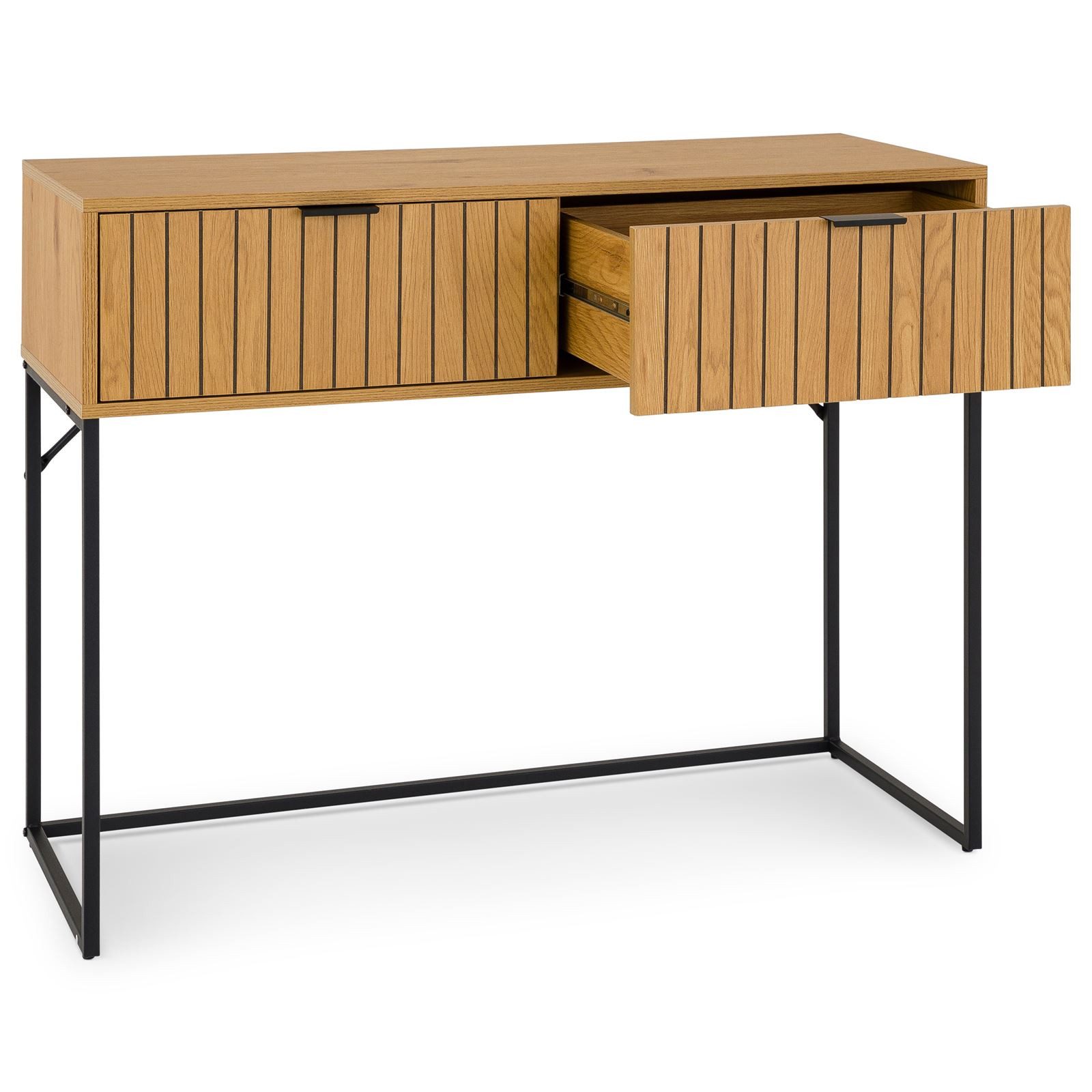 IDIMEX Konsolentisch SELO, Beistelltisch schmal mit Rillen Design und 2 Sch günstig online kaufen