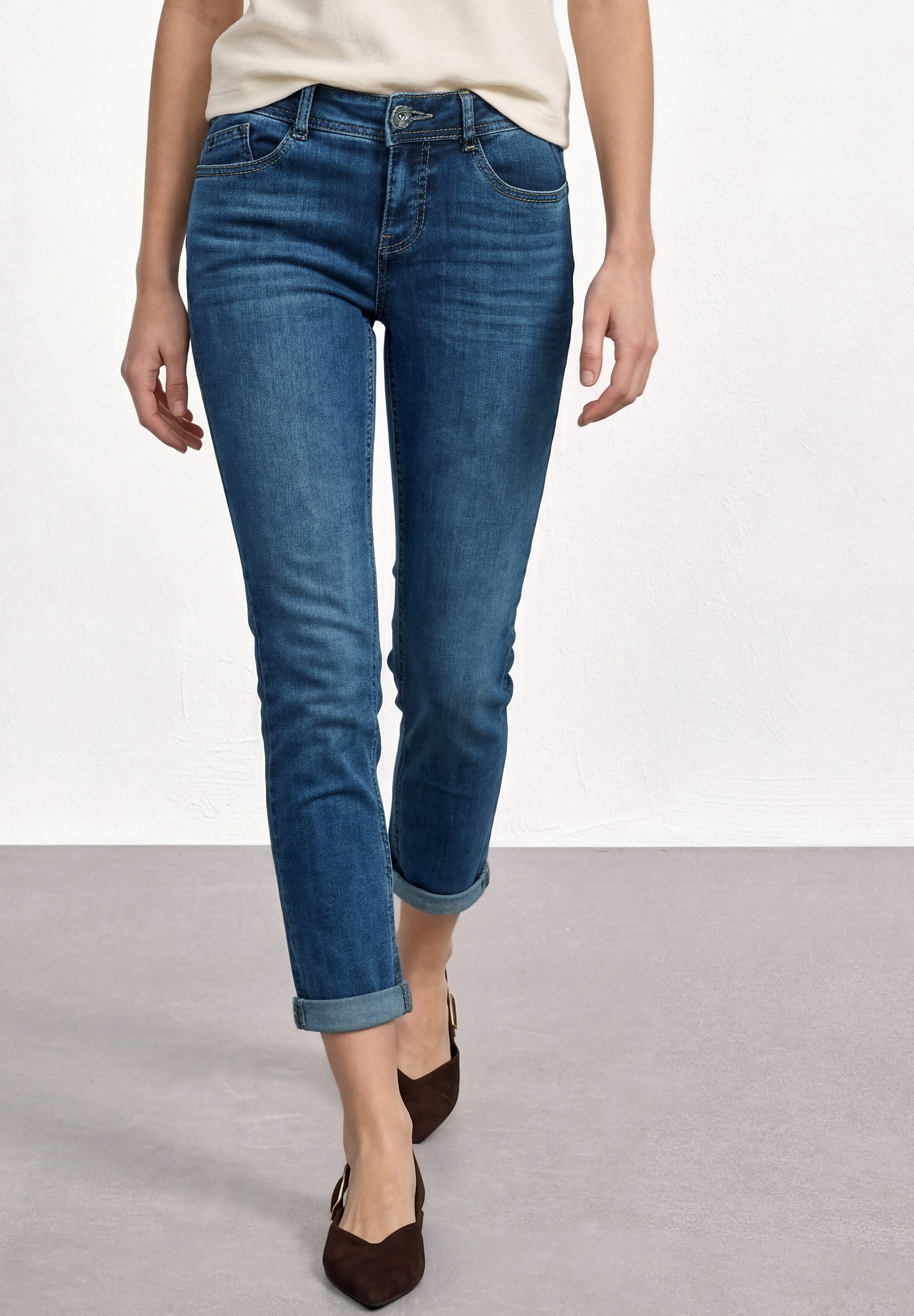 STREET ONE Slim-fit-Jeans 5-Pocket-Style