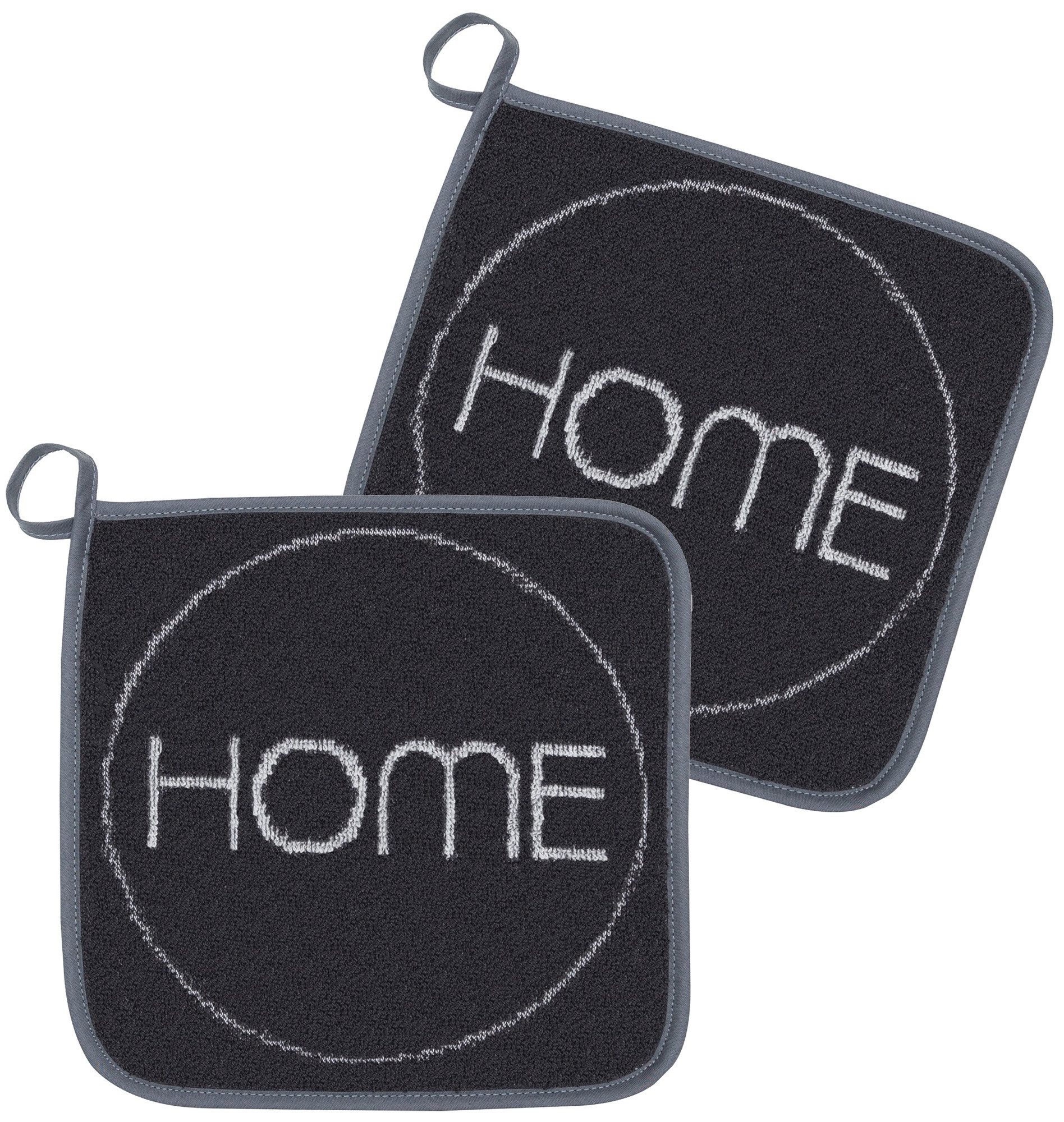 Kracht Topflappen Home, (2-tlg., 2-teilig), 2er Set Topflappen, Baumwoll Fr günstig online kaufen