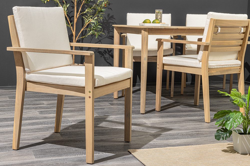 riess-ambiente Gartenstuhl KOPENHAGEN natur / beige günstig online kaufen