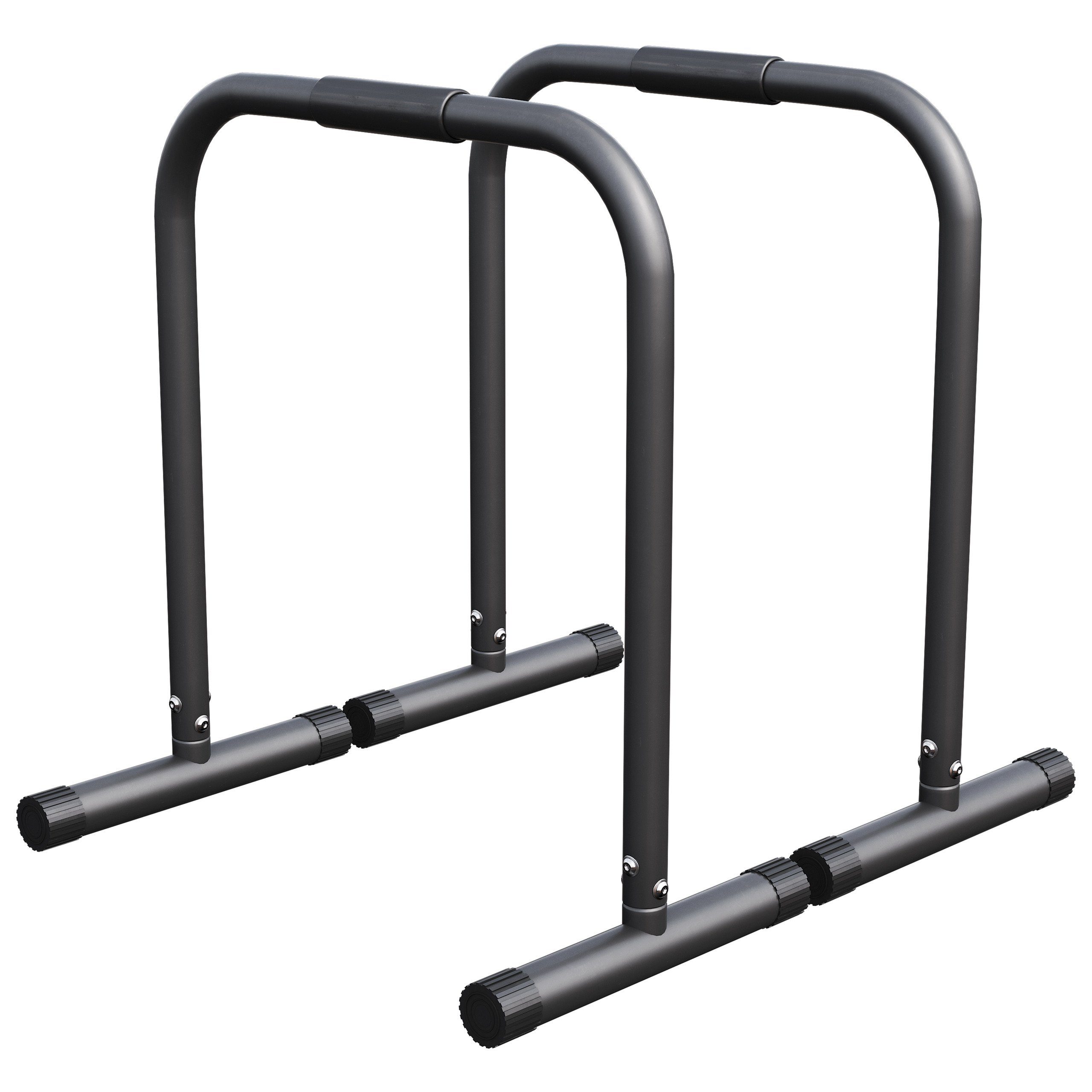 Liegestützgriffe Dip Barren, 2er Set, 61 x 38 x 73 cm, bis 200 kg, rutschfest, Farbwahl