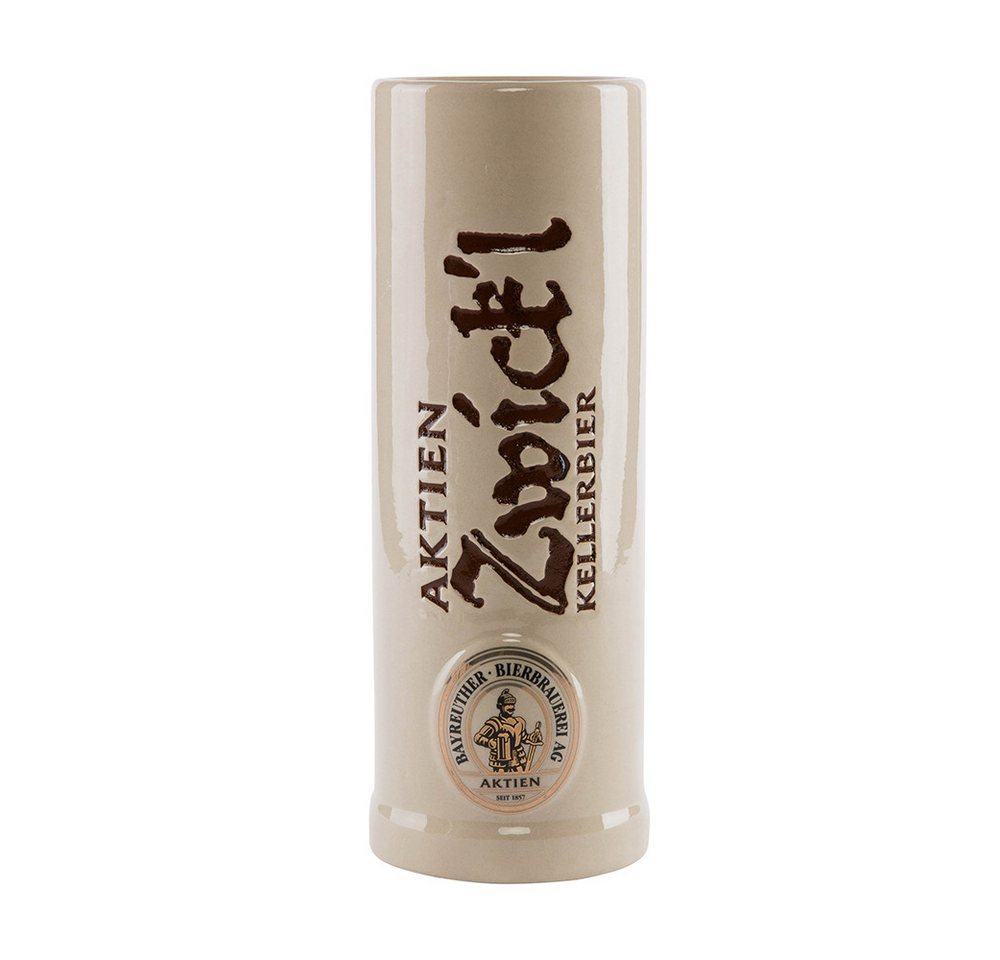 Aktien Bayreuther Bierbrauerei AG Bierkrug Aktien Zwickl Bierkrug aus Steingut, Bayreuth 2013 Edition, 1-tlg., Rustikal und Traditionell