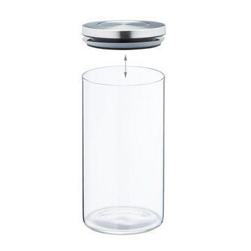 relaxdays Vorratsglas Vorratsgläser 4er Set je 1000 ml, Glas