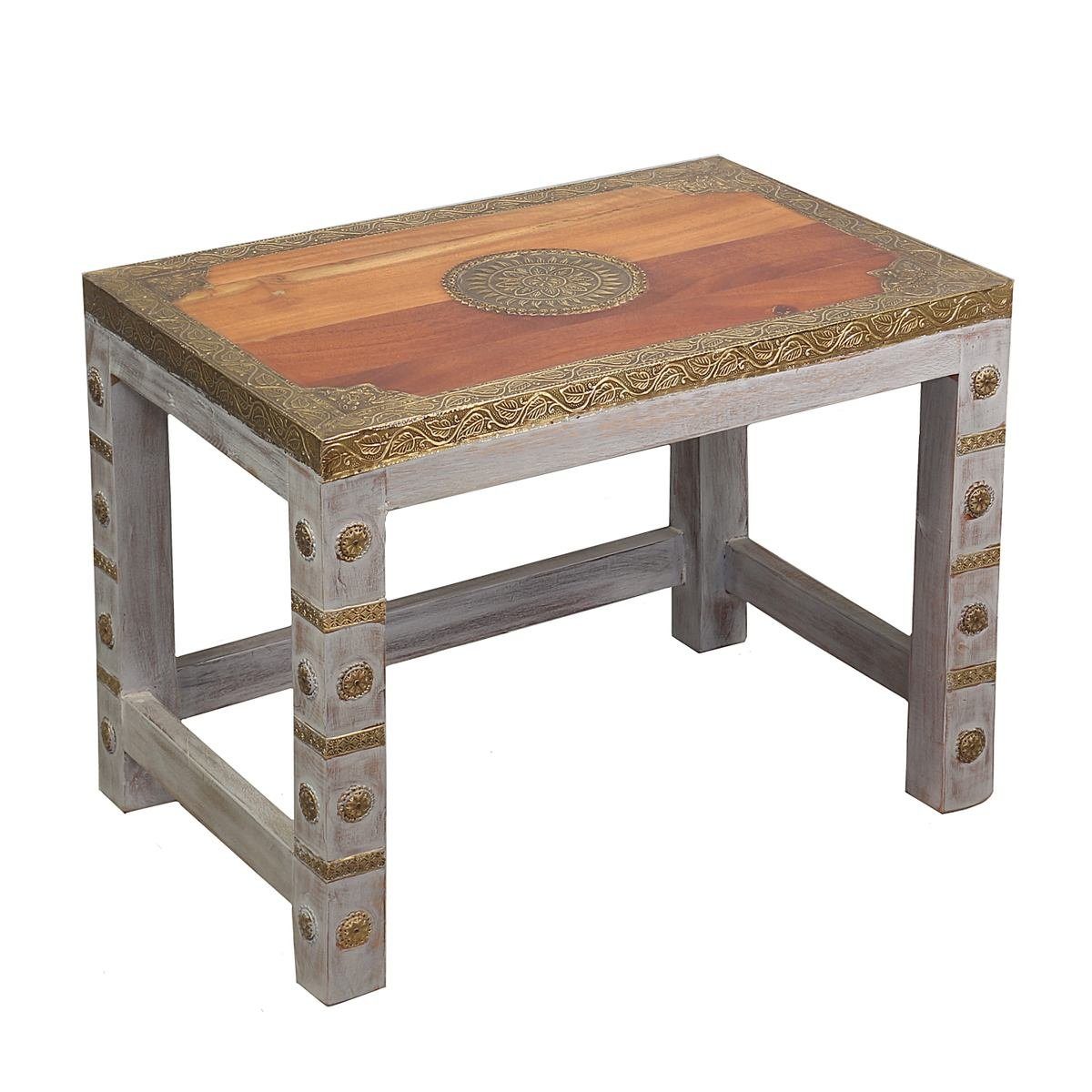 Oriental Galerie Beistelltisch Indischer Hocker mit günstig online kaufen