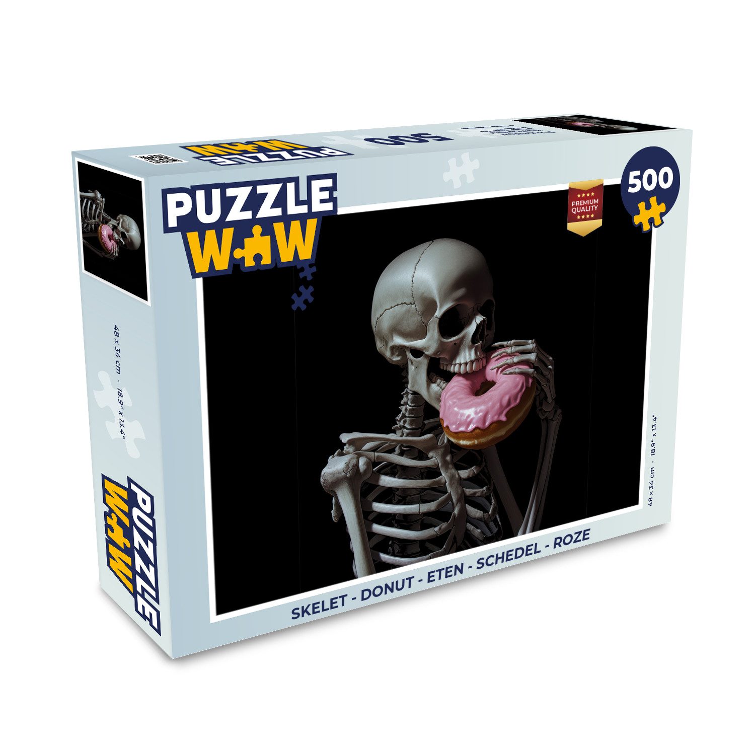 MuchoWow Puzzle Skelett - Donut - günstig online kaufen