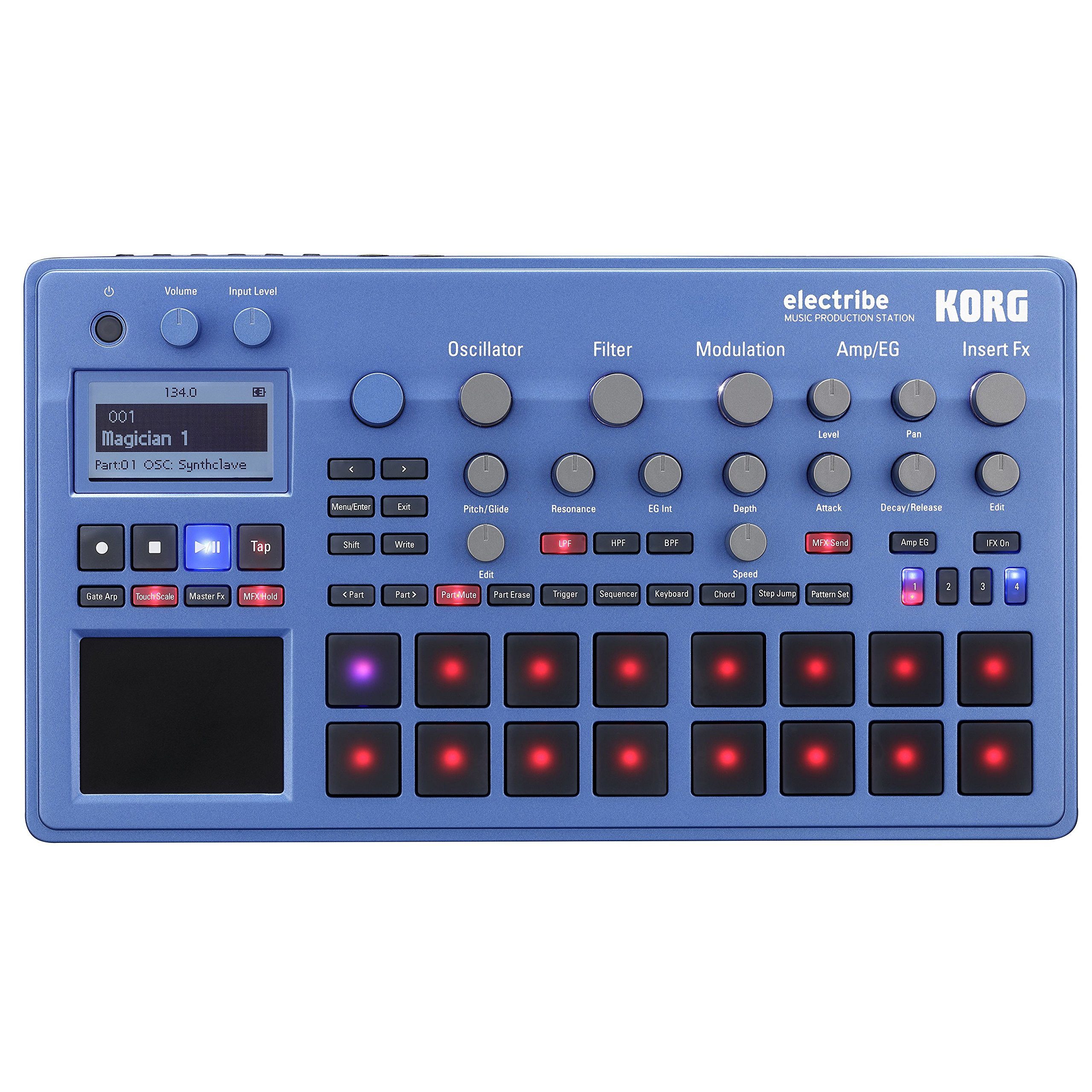 Korg Synthesizer (Groove-Tools, Grooveboxen), Electribe Blue - Drum Machine