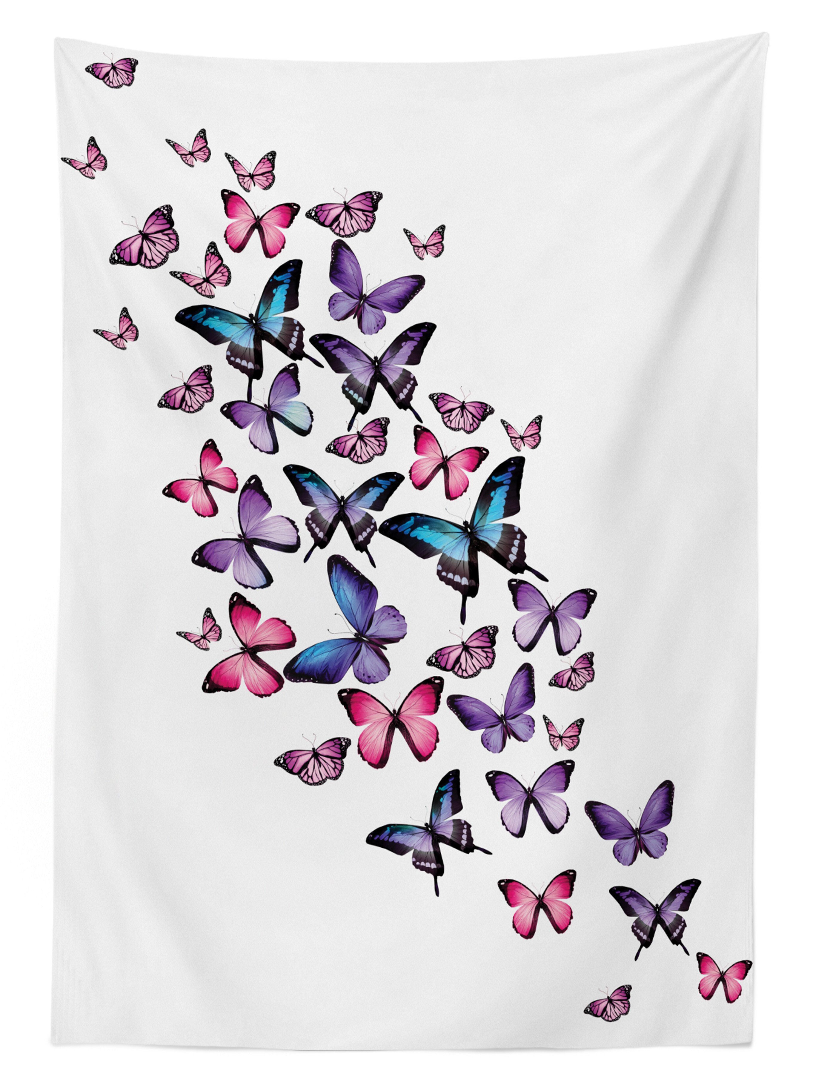 Feminine Abakuhaus Farben, Tischdecke Flügel Bereich Für geeignet Klare Außen Farbfest den Waschbar Schmetterling