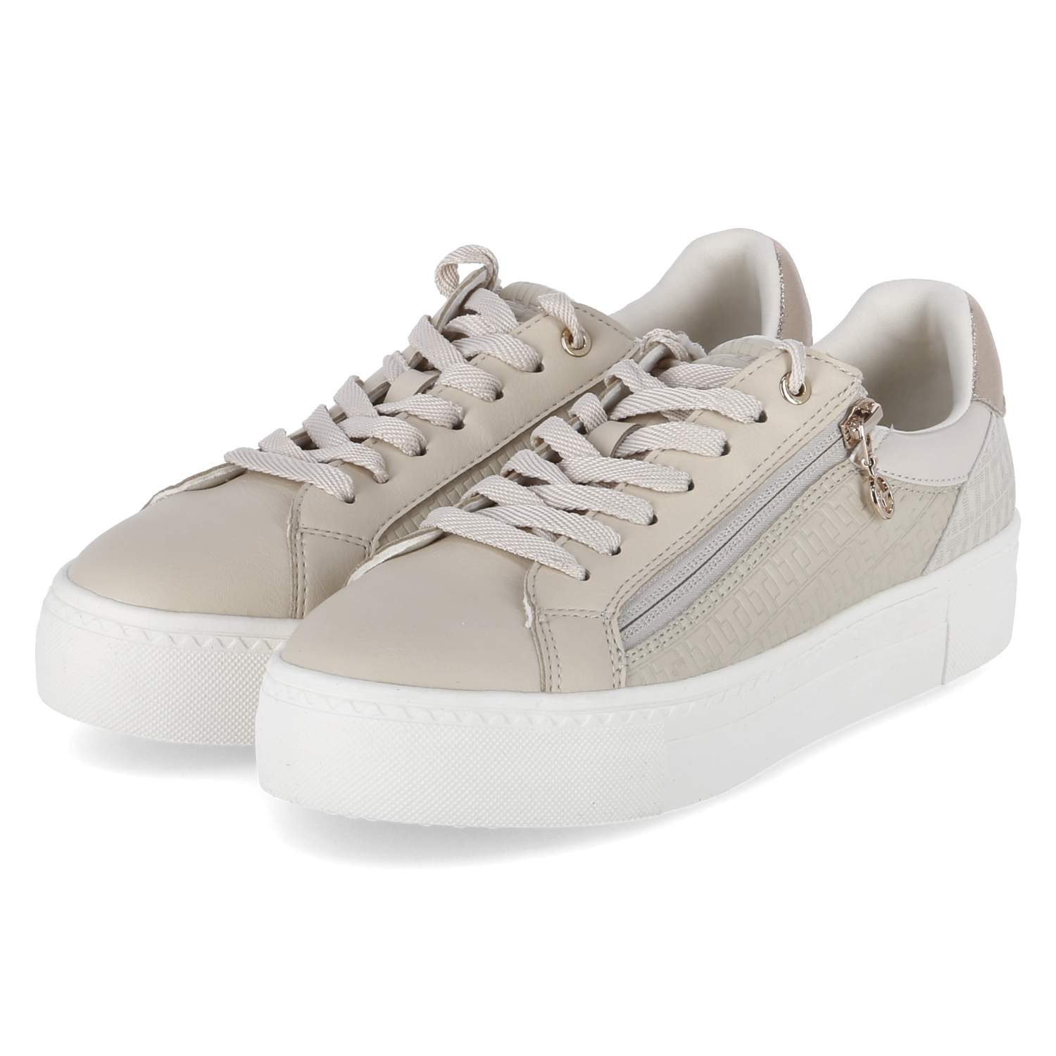 Tamaris Tamaris 1-23313-41/485 Damen Textil & Synthetik weiss Schnürschuh günstig online kaufen