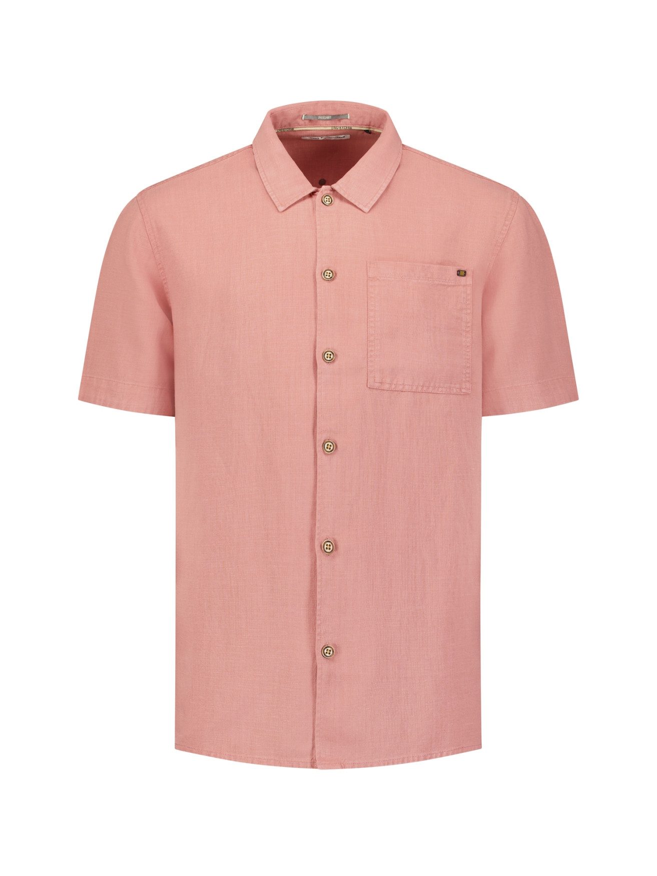 NO EXCESS Leinenhemd Shirt Short Sleeve With Linen, Garm - Leinenhemd - Hemd Herren