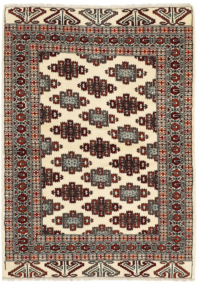 Orientteppich Turkaman 107x149 Handgeknüpfter Orientteppich / Perserteppich, Nain Trading, rechteckig, Höhe: 6 mm