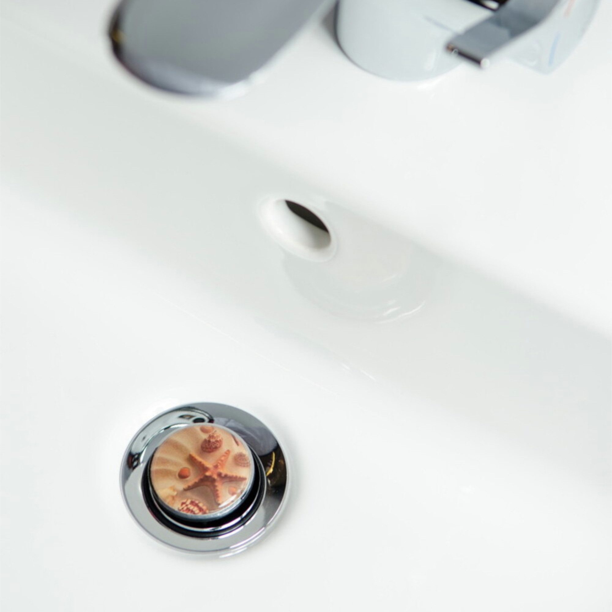 Sanilo Waschbeckenstöpsel mit Motiv, viele schöne Abflussstöpsel zur Auswahl, Ø 4 cm, hochwertig, universell, 100% wasserdicht – Bild 3 von 5