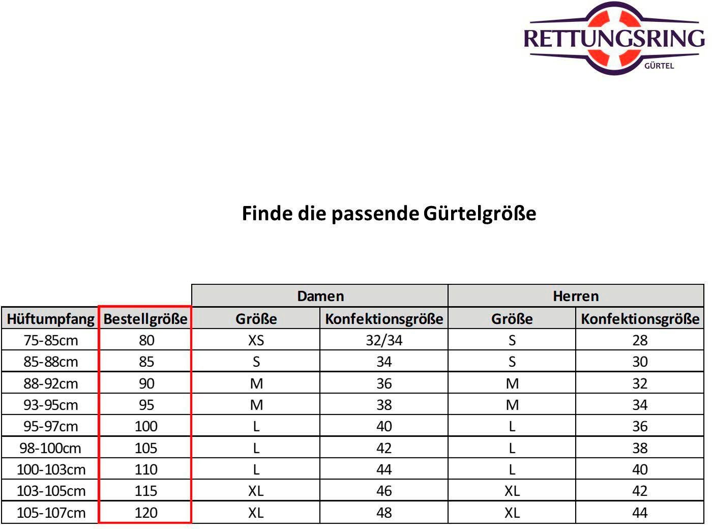 RETTUNGSRING by showroom 019° Ledergürtel