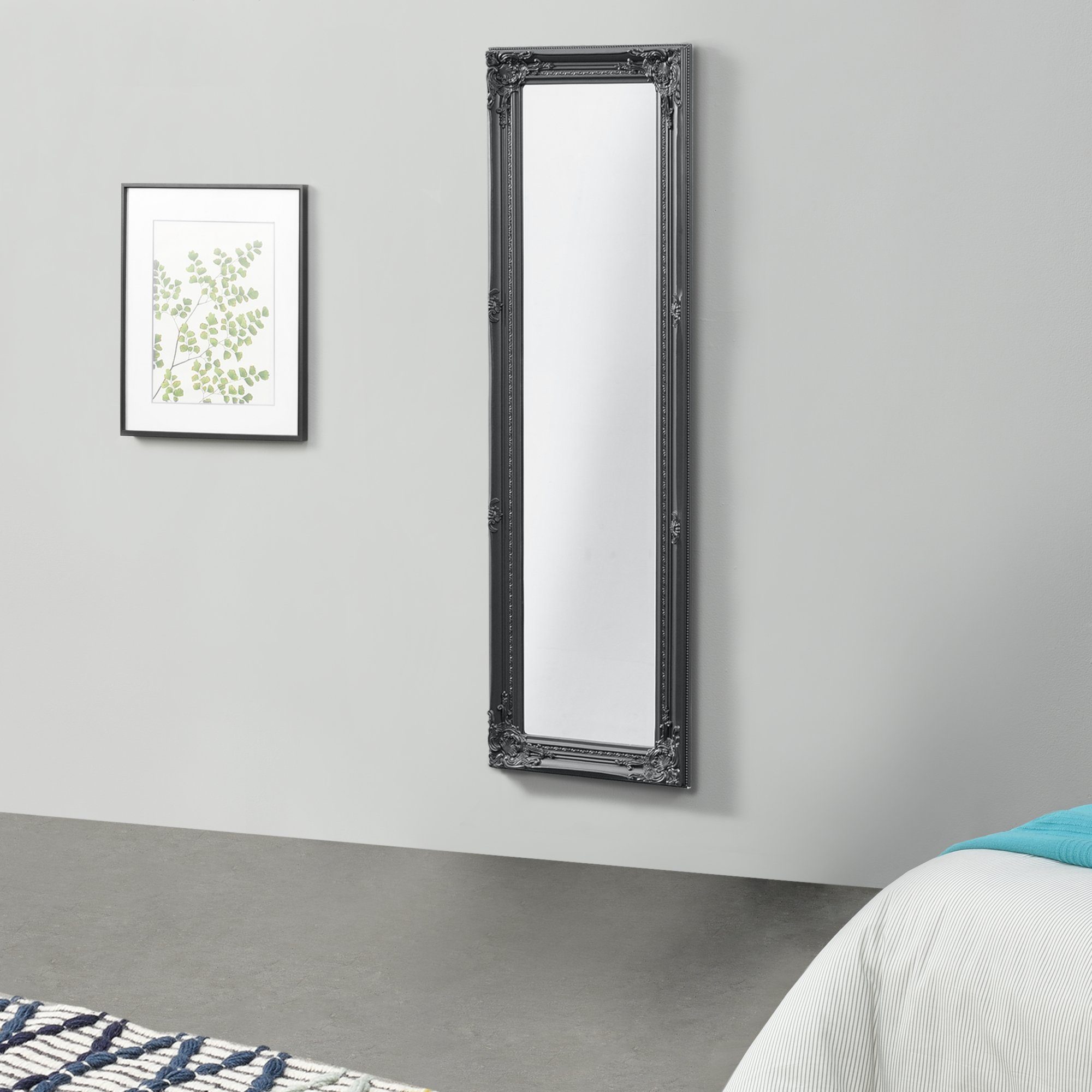 en.casa Wandspiegel, »Livorno« Ganzkörperspiegel 132x42cm Antik Spiegel  grau online kaufen | OTTO