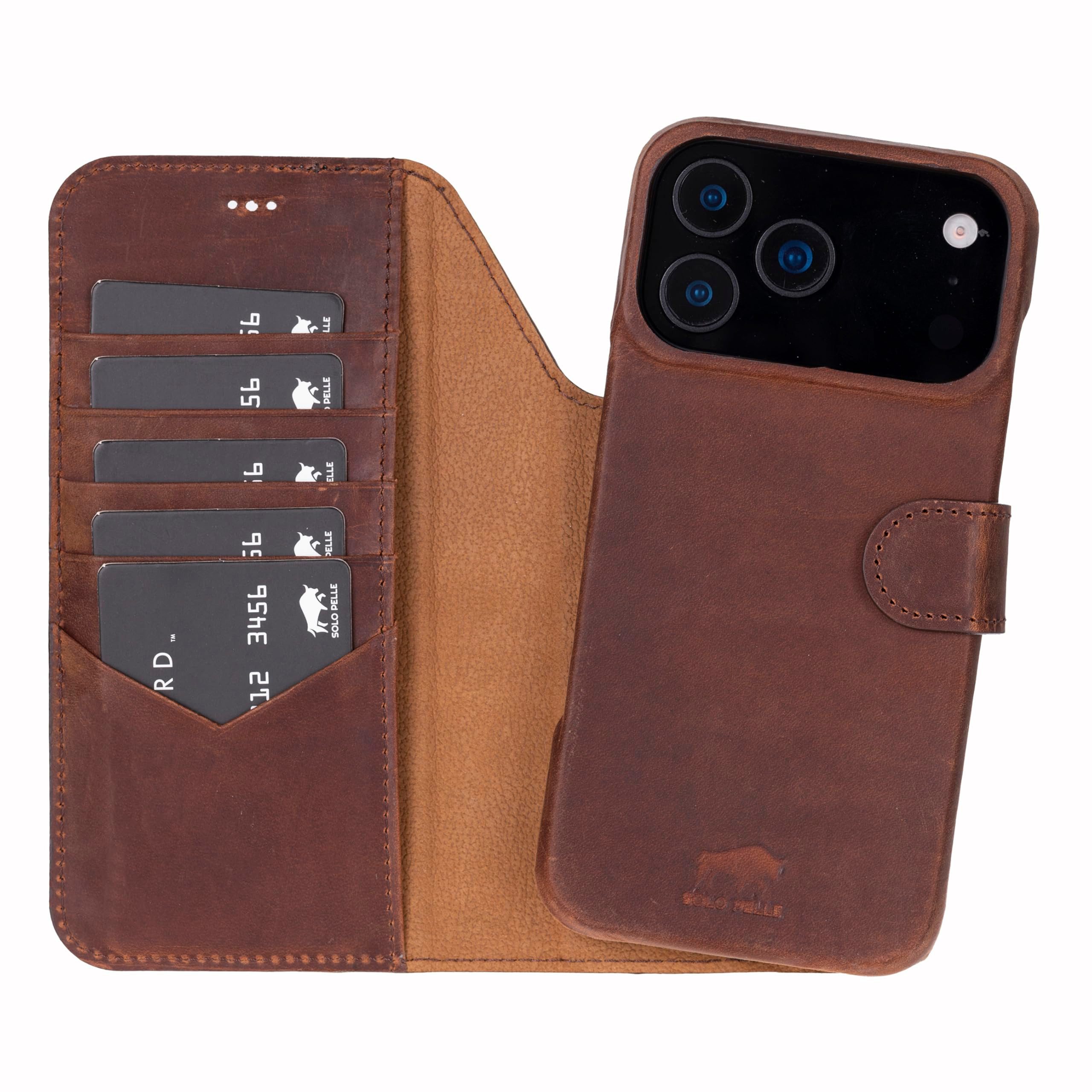 Solo Pelle Smartphonetasche Solo Pelle Lederhülle für iPhone 17 Pro Max und iPhone 18 Pro Max