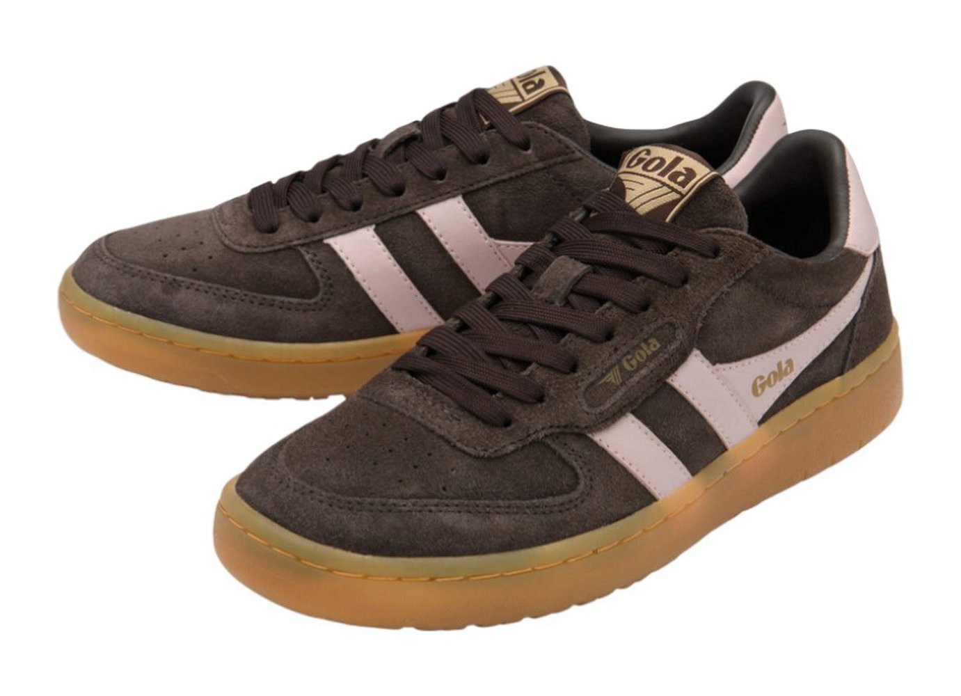 Gola Hawk '86 2026 (Wildleder) mocha/chalk pink Damen Sneaker