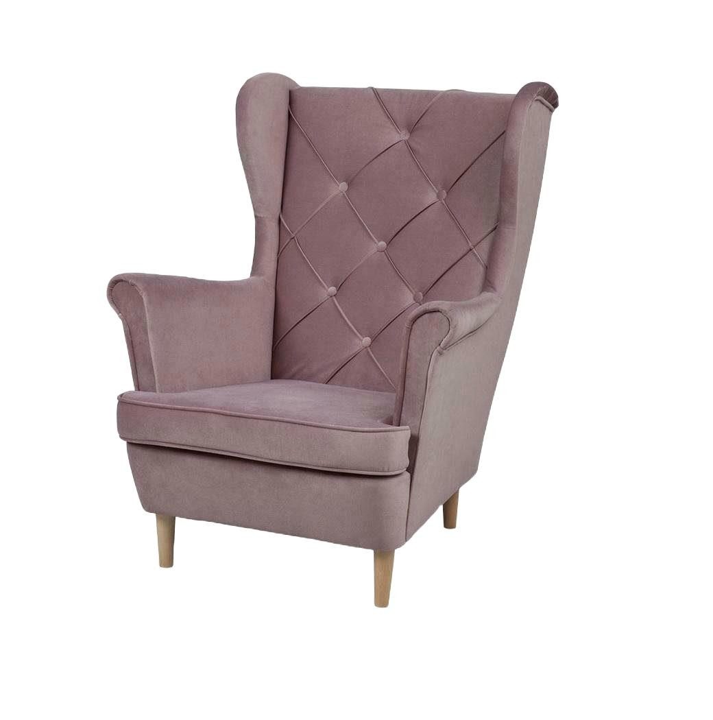 Ohrensessel Fernseh Relax Chesterfield Club Sessel Cheserfield Lounge 1 Sitzer