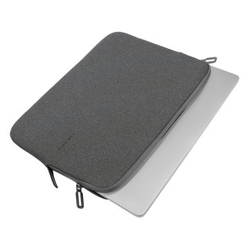 Tucano Laptop-Hülle Second Skin Mélange, Neopren Notebook Sleeve, Schwarz 12 Zoll, 12-13 Zoll Laptops